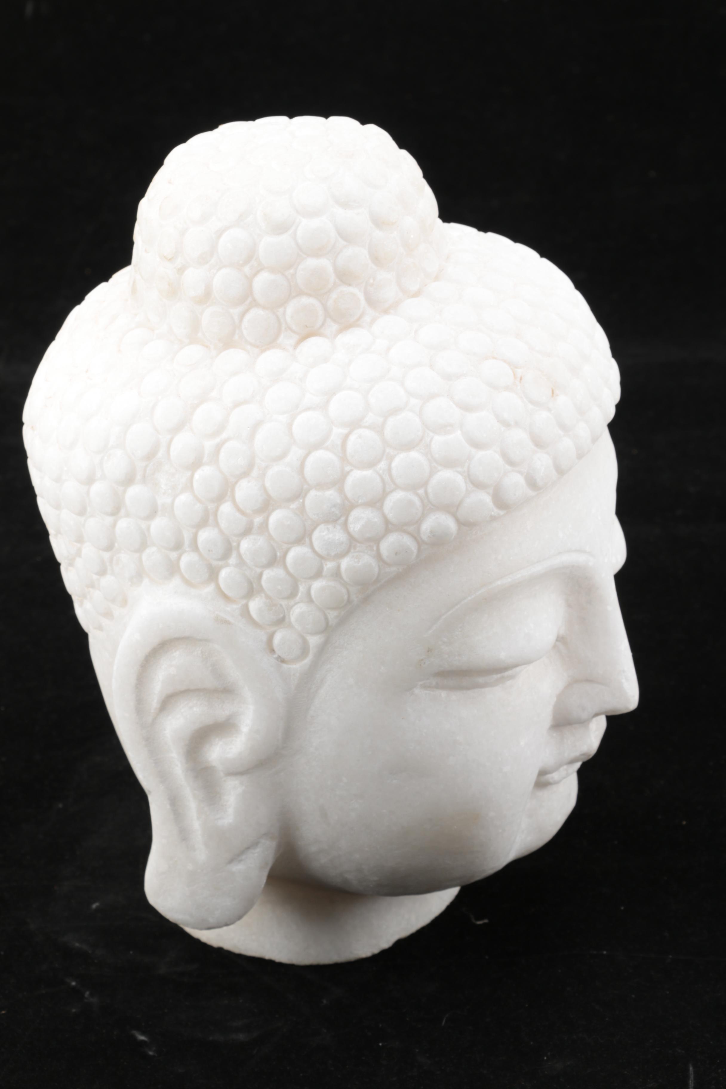Marble Buddha Head