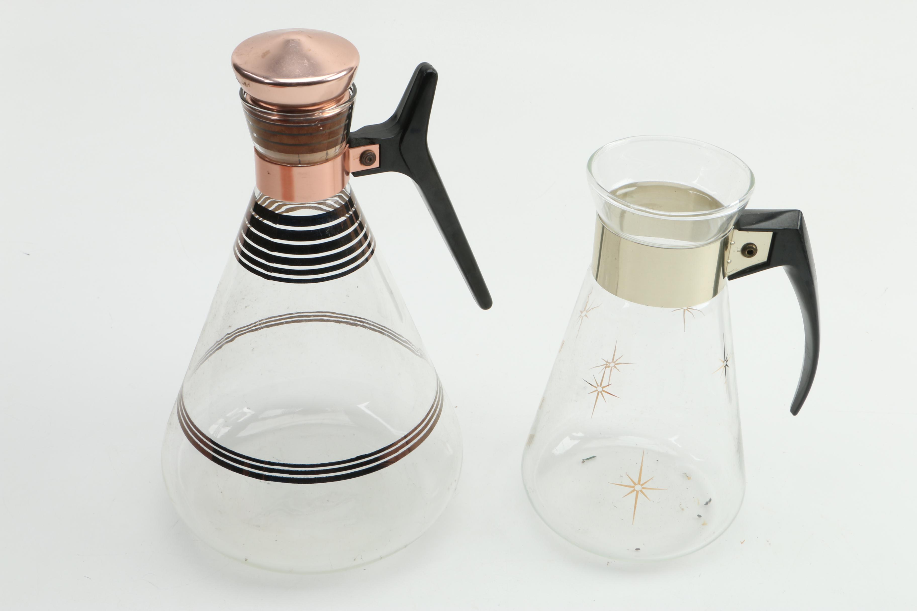 Mid Century Modern Coffee Servers and Trays