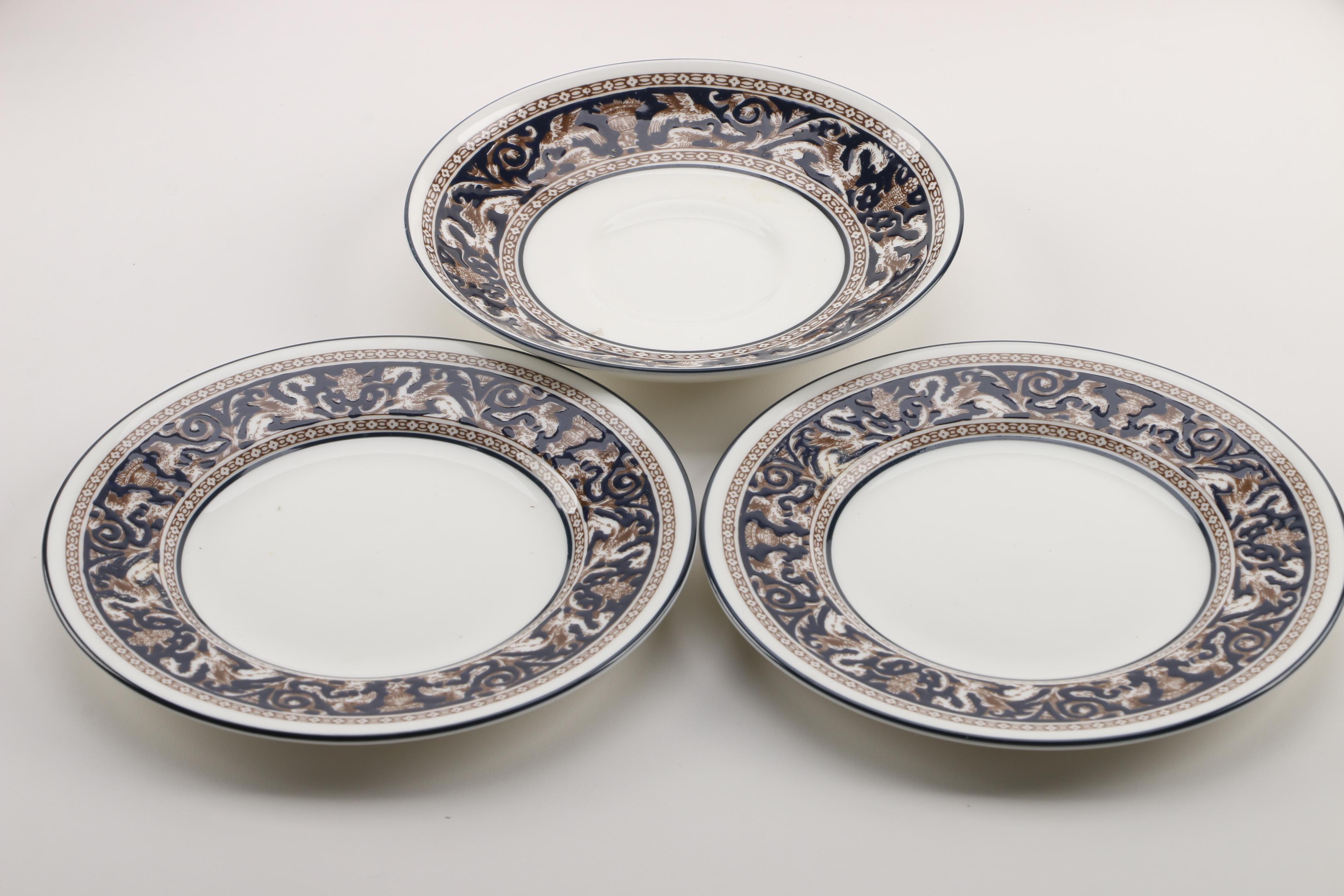 Vintage Plates Including American Limoges and Wedgwood