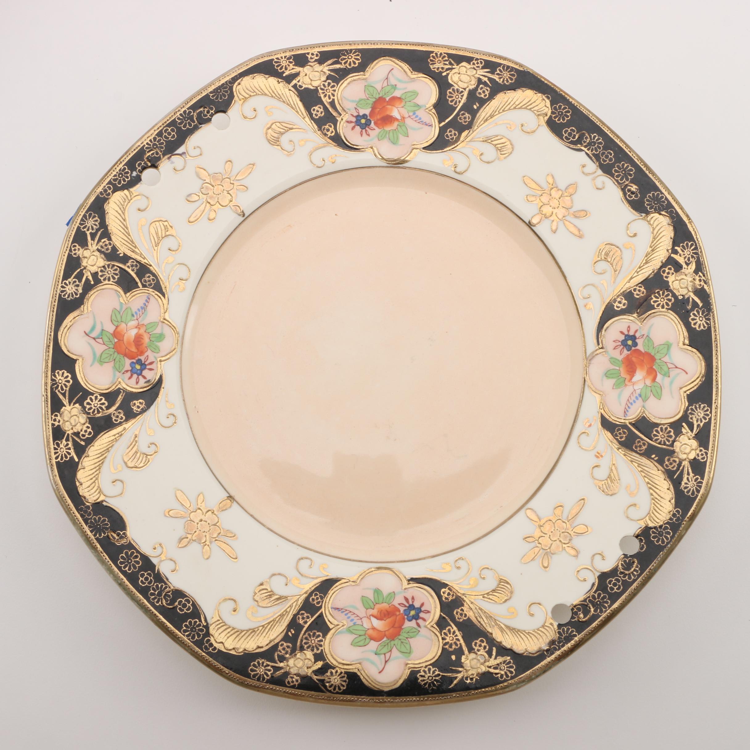 Vintage Plates Including American Limoges and Wedgwood