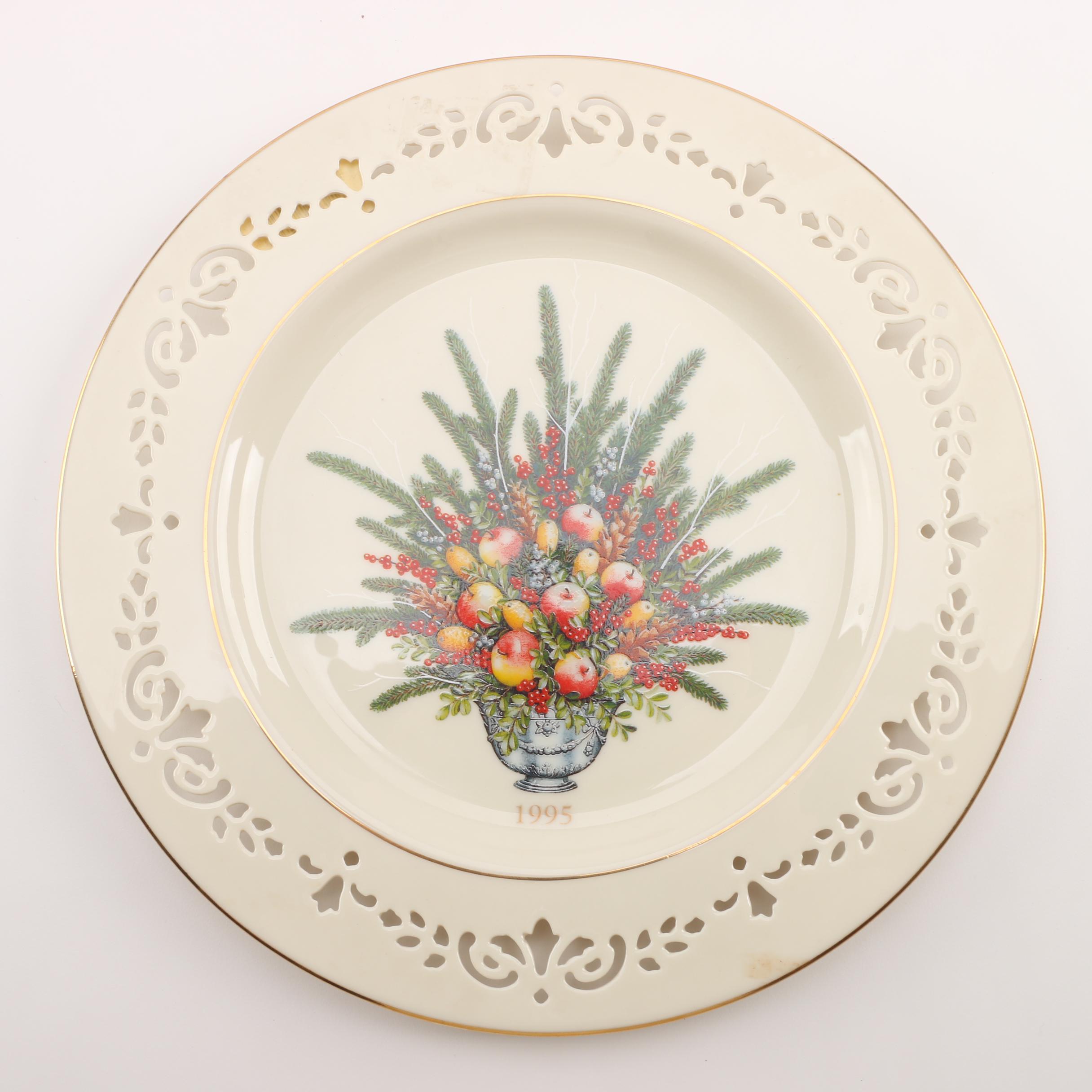 Vintage Plates Including American Limoges and Wedgwood