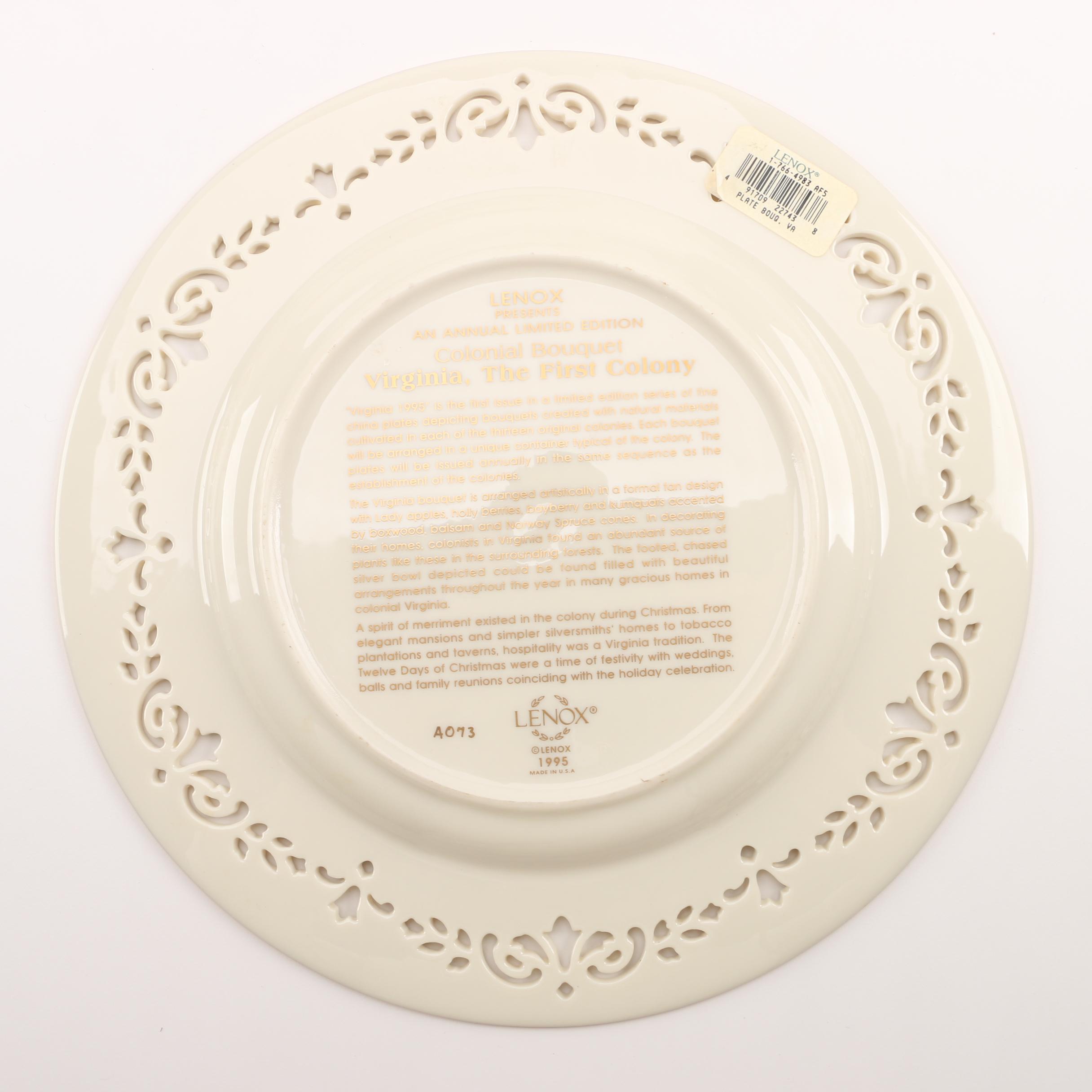 Vintage Plates Including American Limoges and Wedgwood