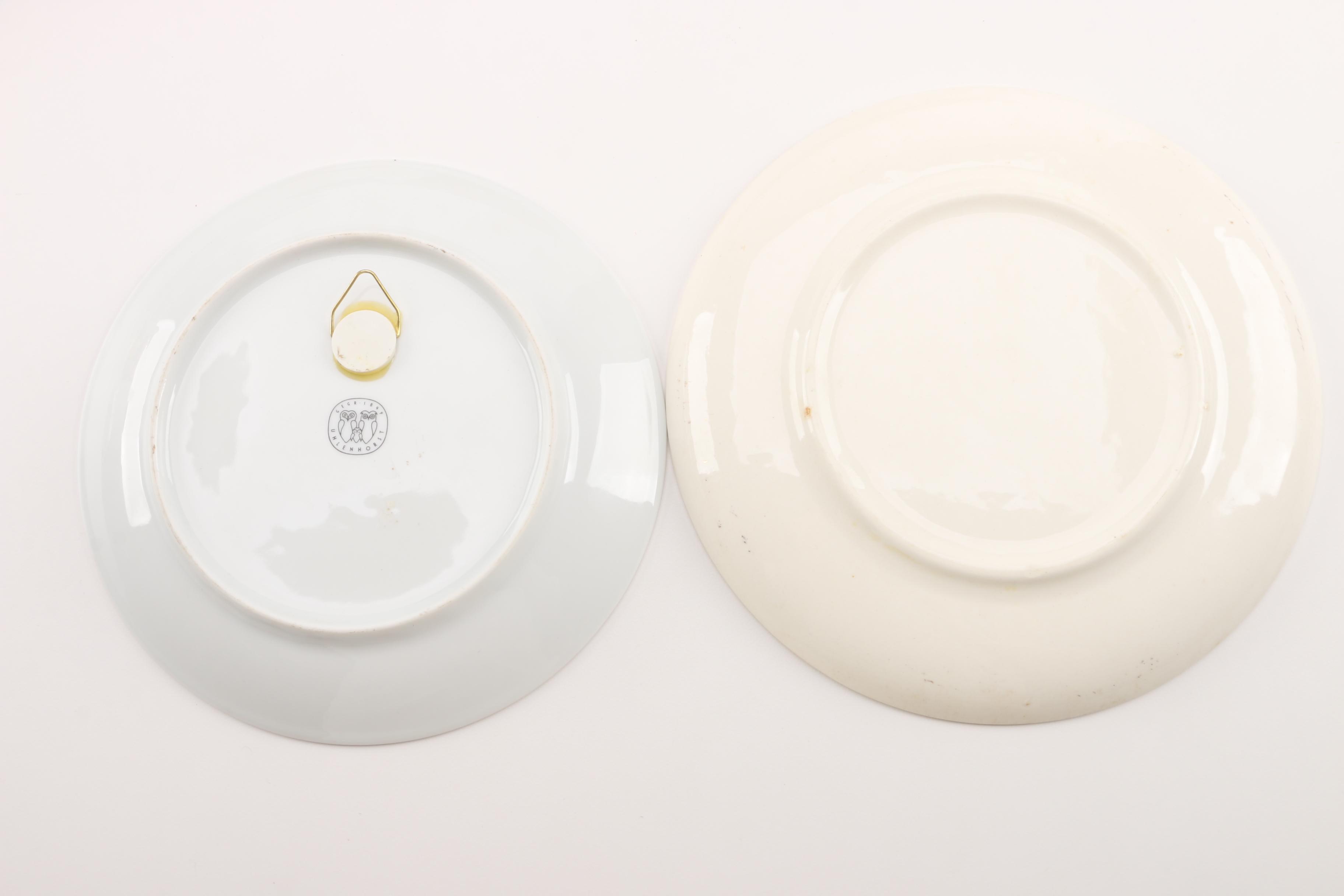 Vintage Plates Including American Limoges and Wedgwood