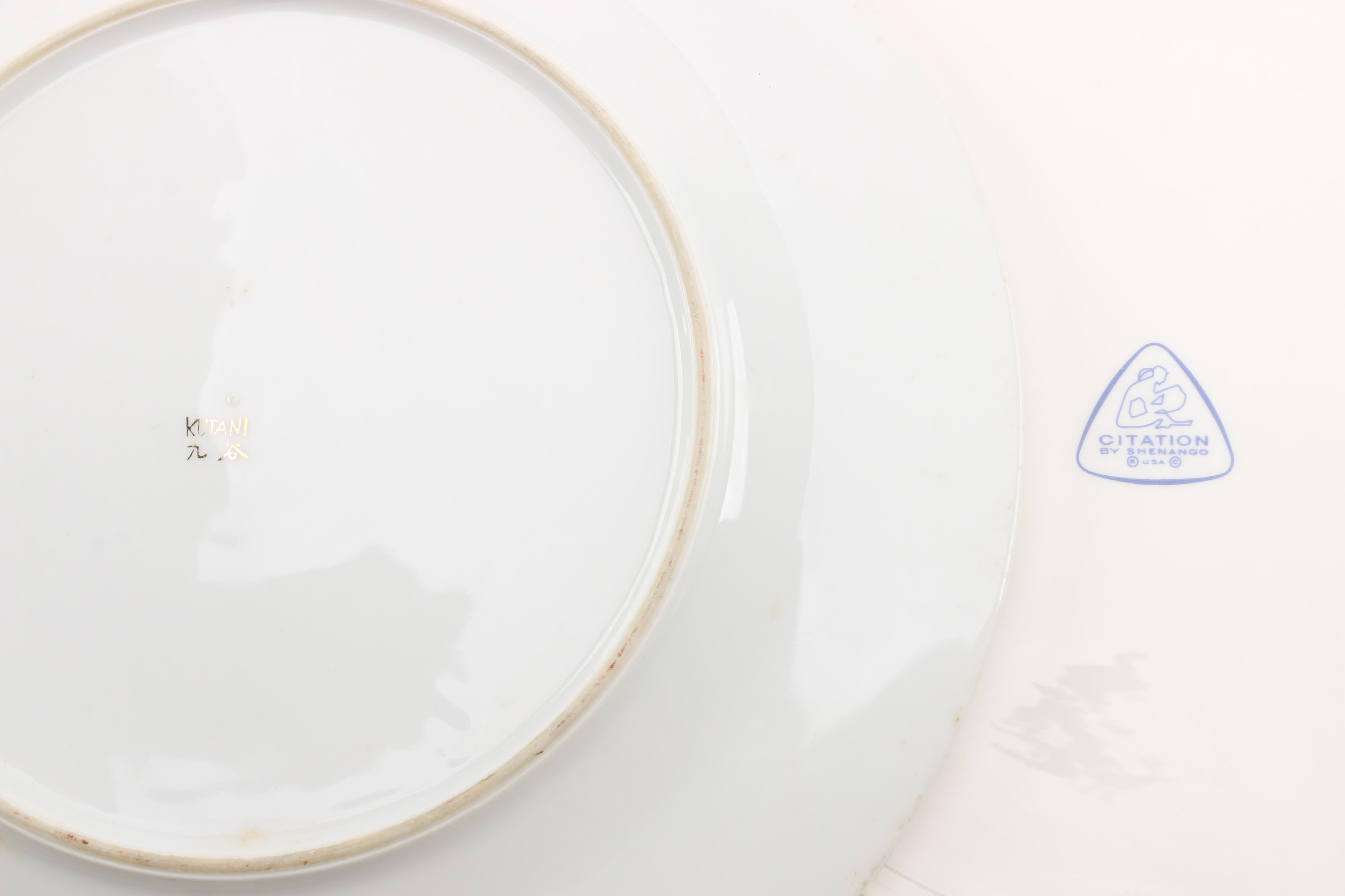 Vintage Plates Including American Limoges and Wedgwood