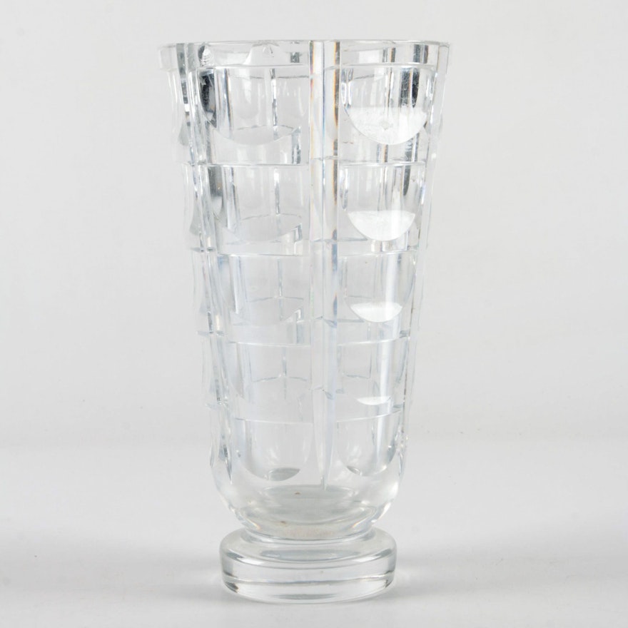 Orrefors "Thousand Windows" Crystal Flower Vase