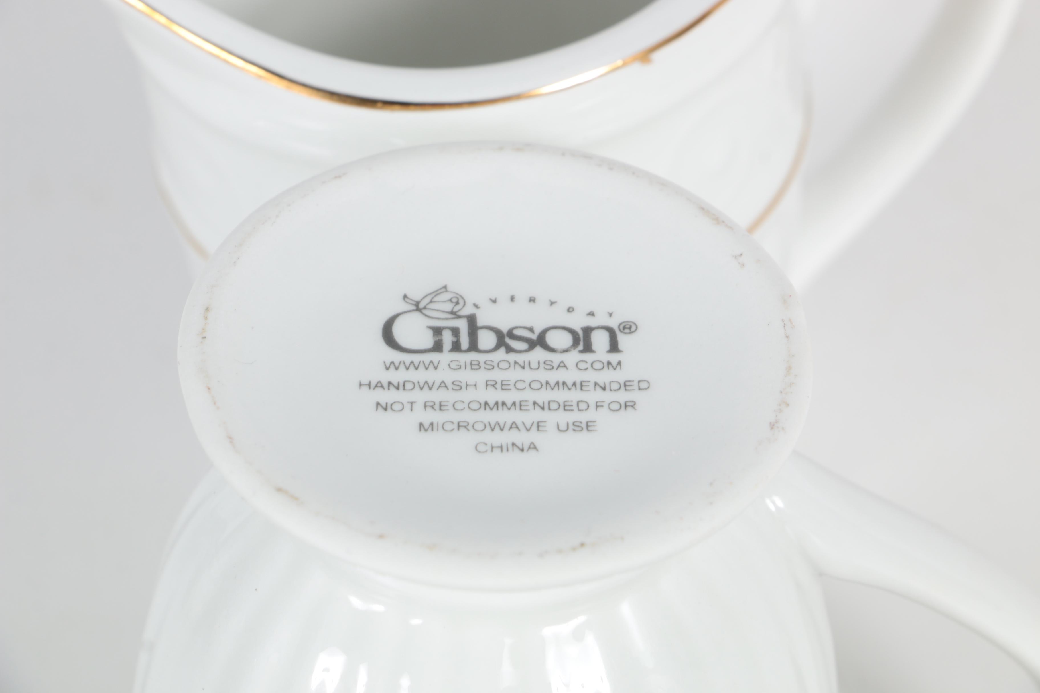 Gibson "Claremont Gold" Serveware