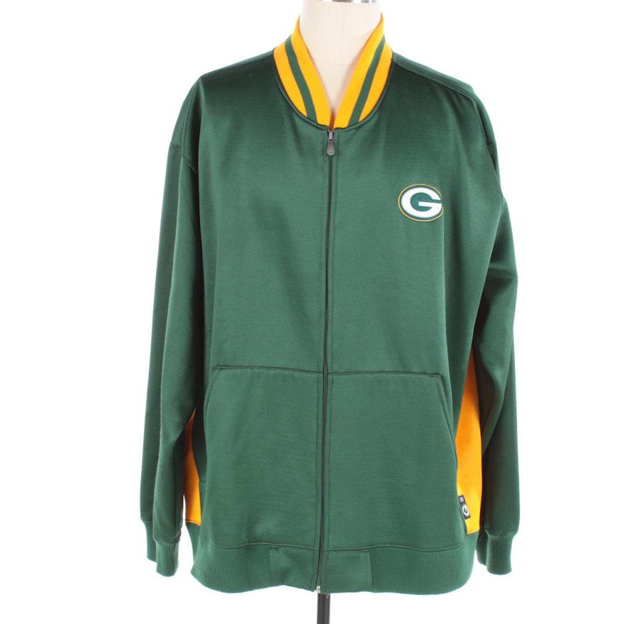 Men's Reebok Green Bay Packers Zip-Front Jacket