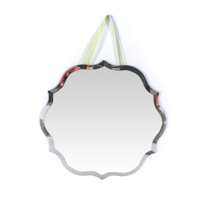 Decorative Mirror with Visible Cloth Hanger