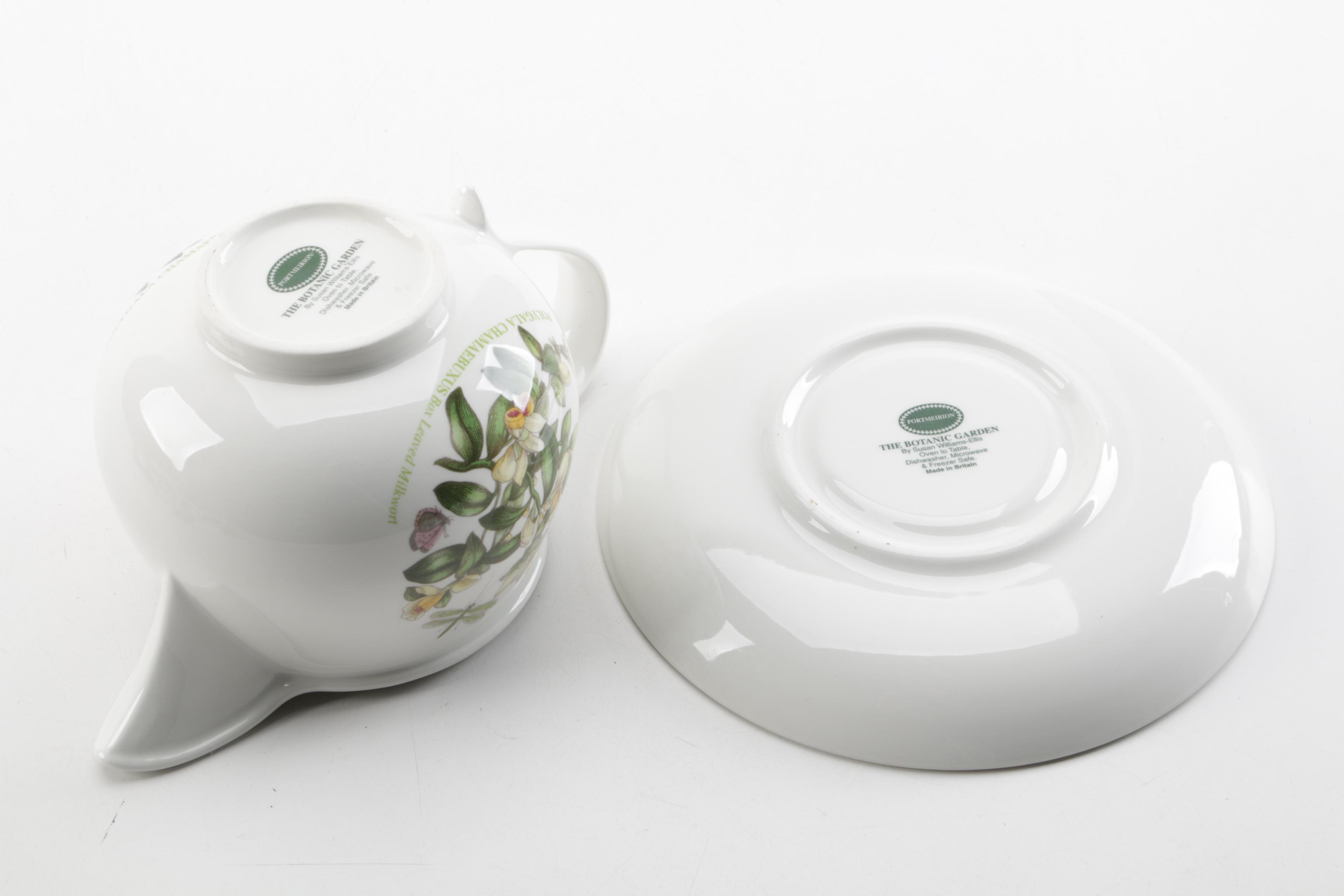 Portmeirion "Botanic Garden" Serveware and "Botanic Hummingbird" Tray