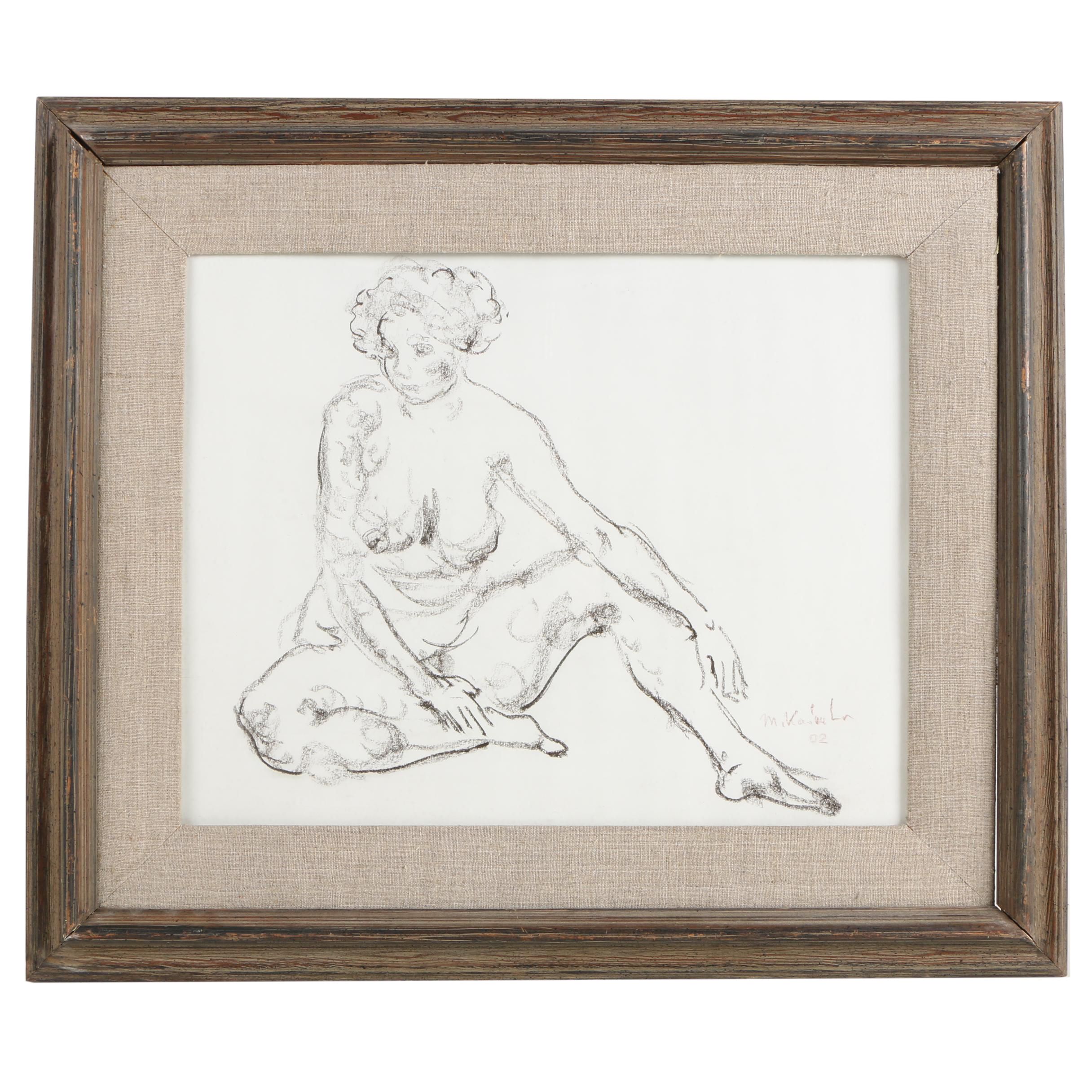 Murat Kaboulov Charcoal Drawing