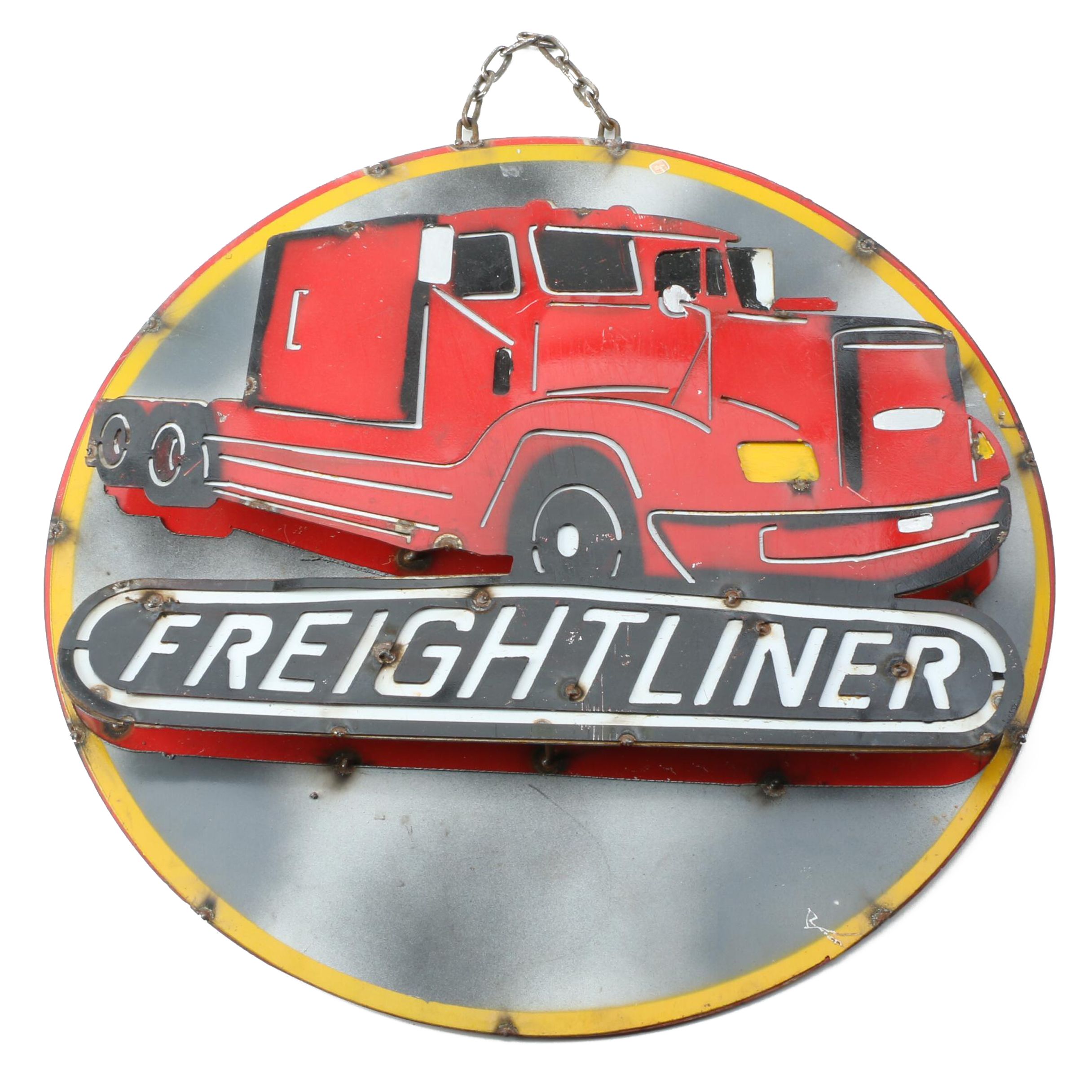 Freightliner Metal Sign