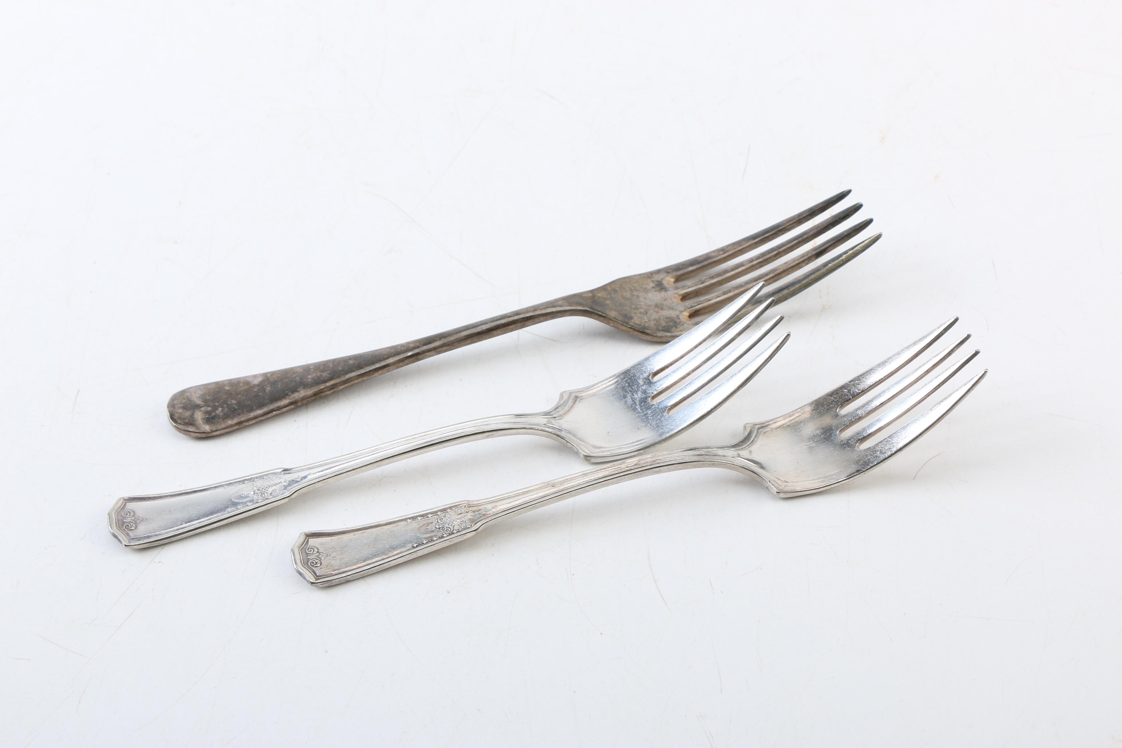 Holmes & Edwards "Lovely Lady" Silver Plate Flatware and More