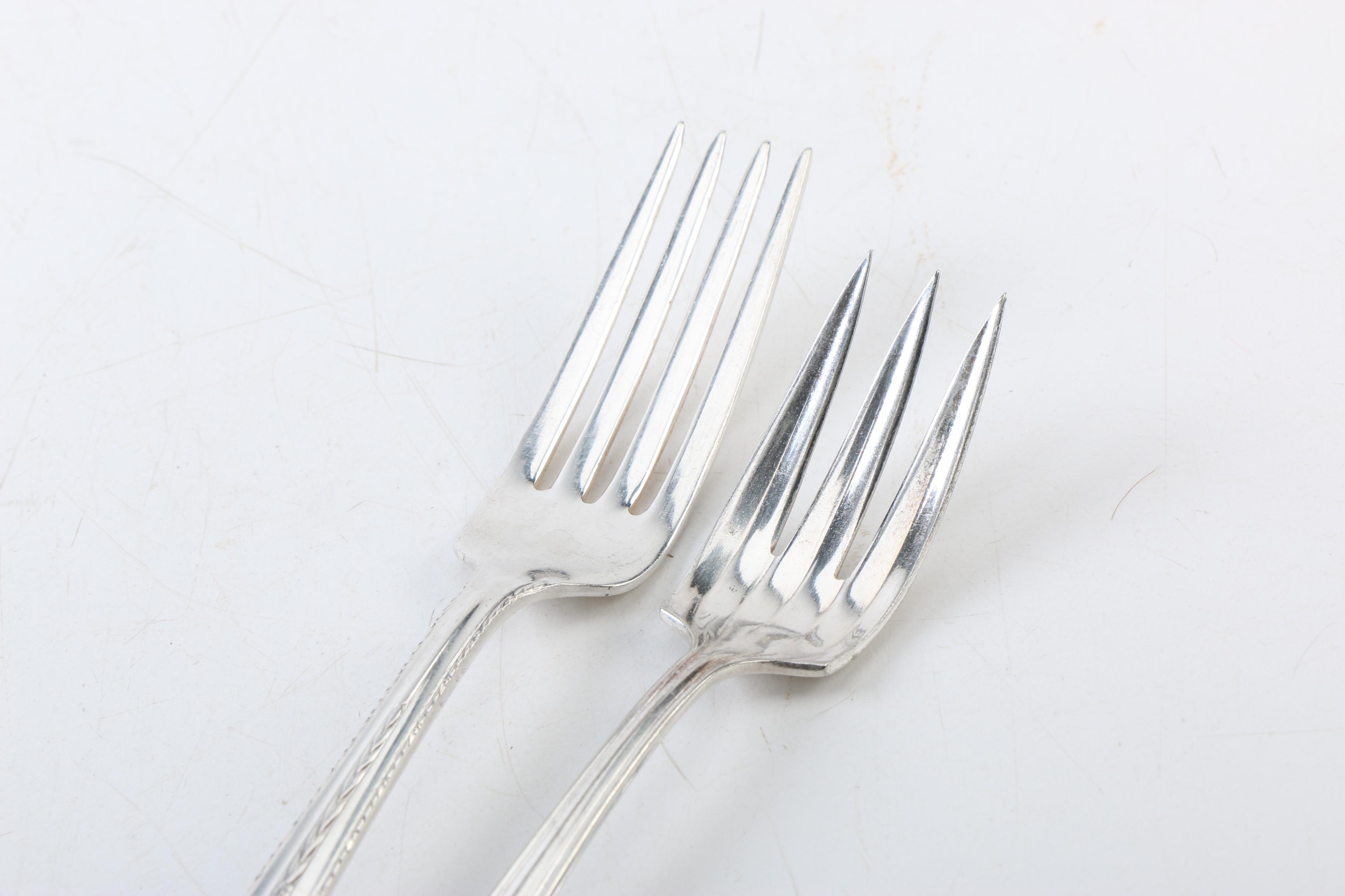 Holmes & Edwards "Lovely Lady" Silver Plate Flatware and More