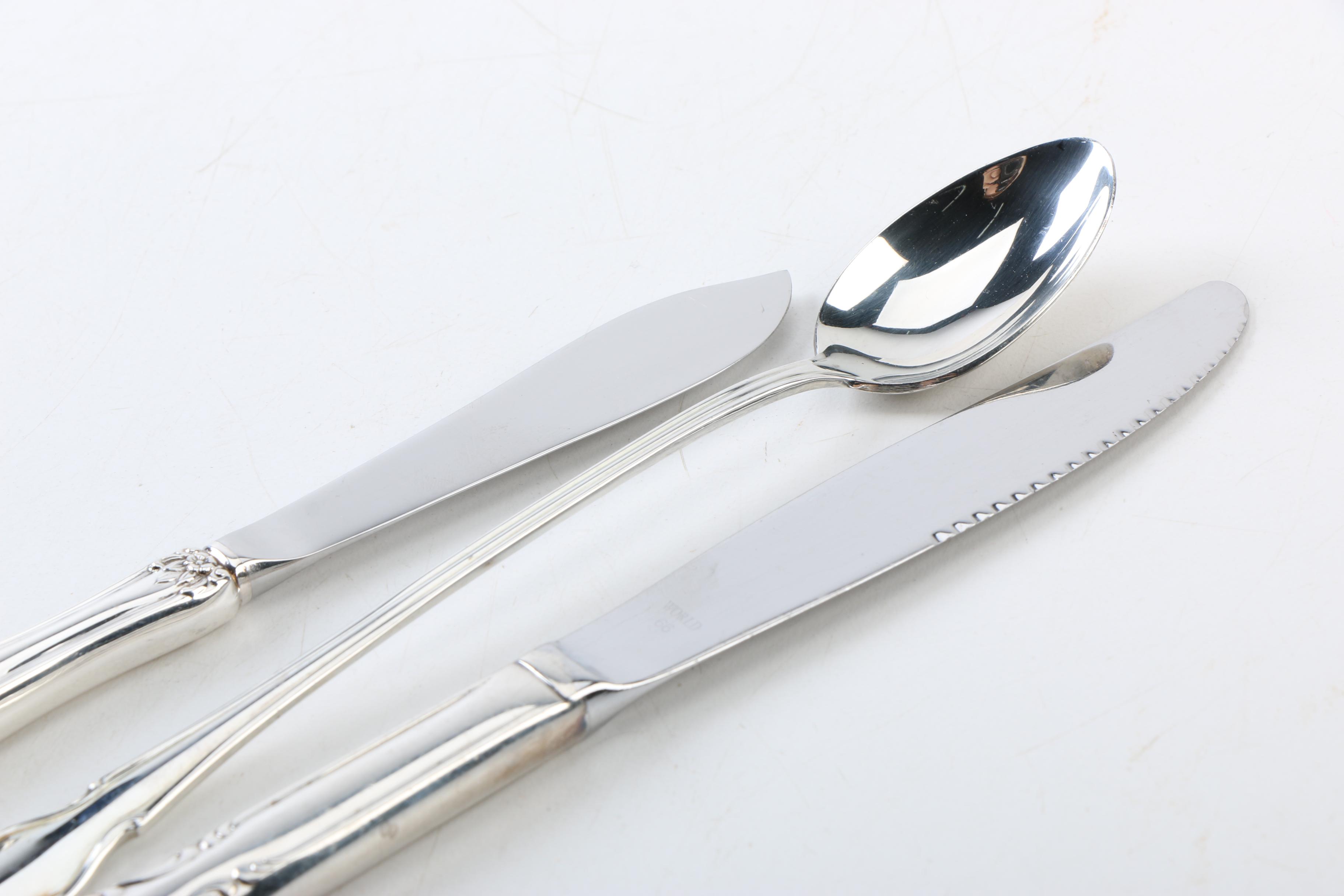 Holmes & Edwards "Lovely Lady" Silver Plate Flatware and More