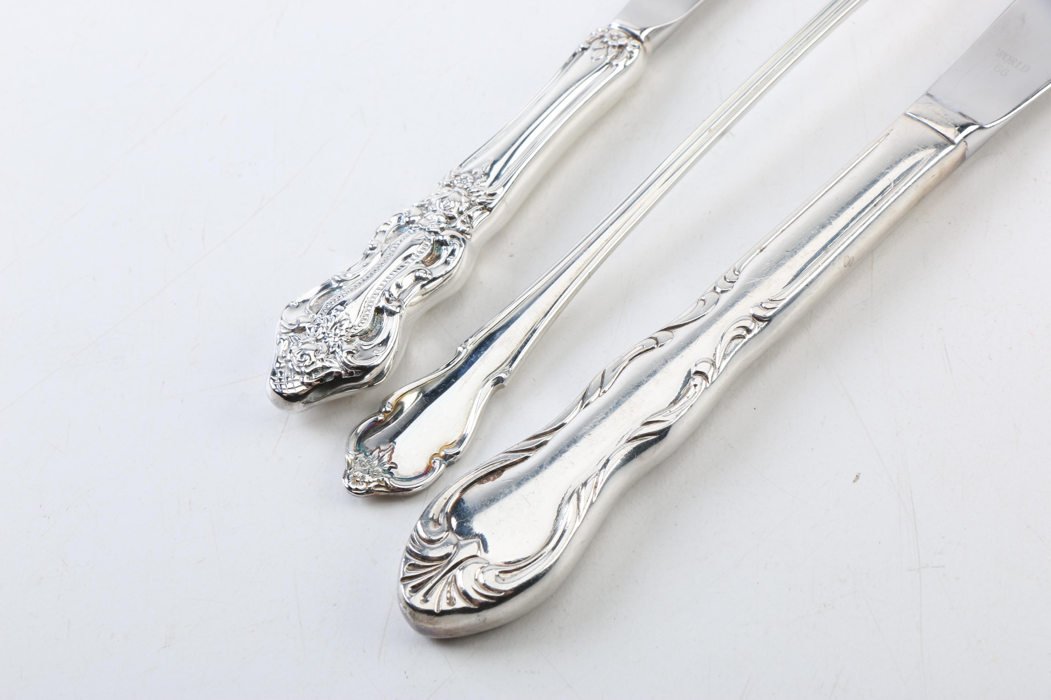 Holmes & Edwards "Lovely Lady" Silver Plate Flatware and More