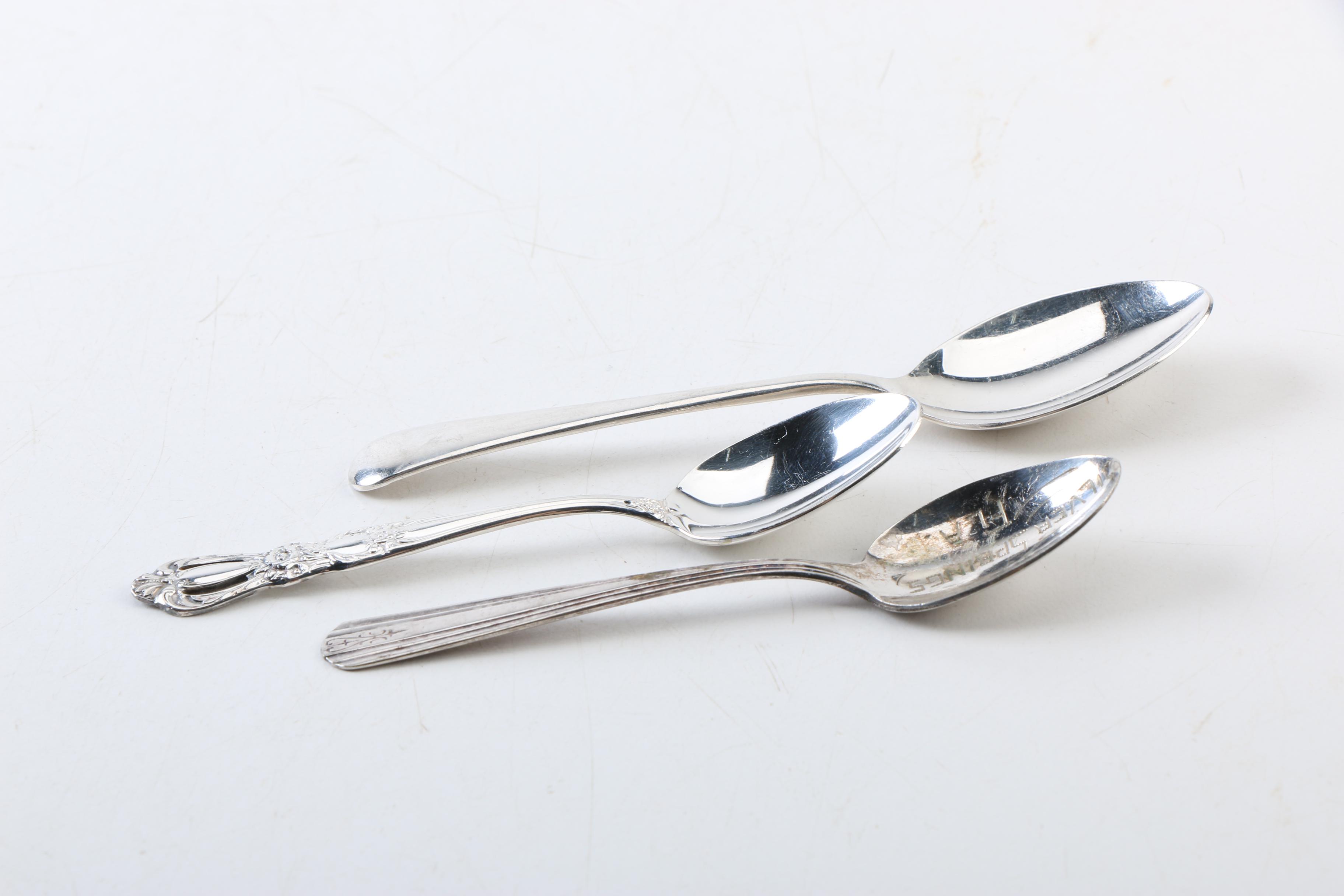 Holmes & Edwards "Lovely Lady" Silver Plate Flatware and More