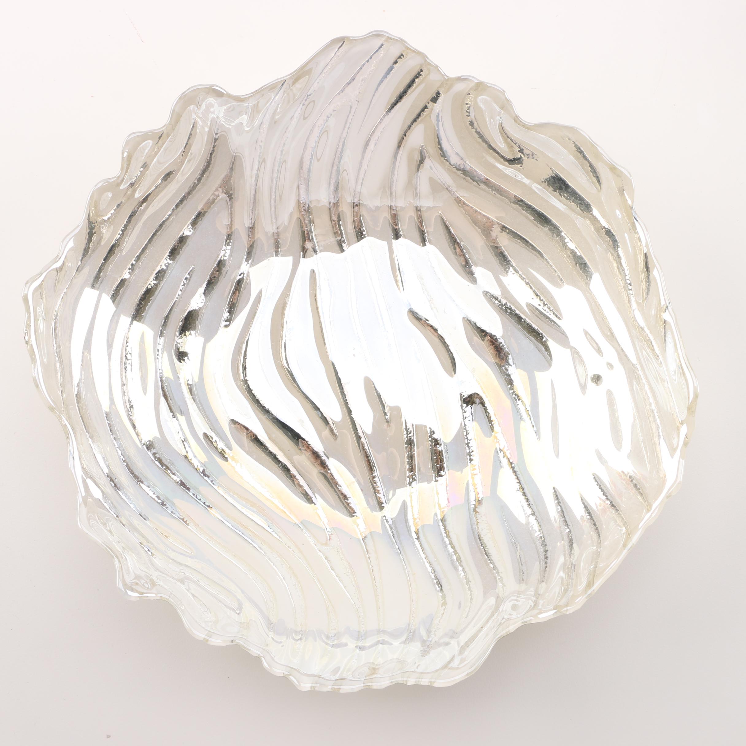 Turkish Artistic Accents Silver Decorated Glass Bowls