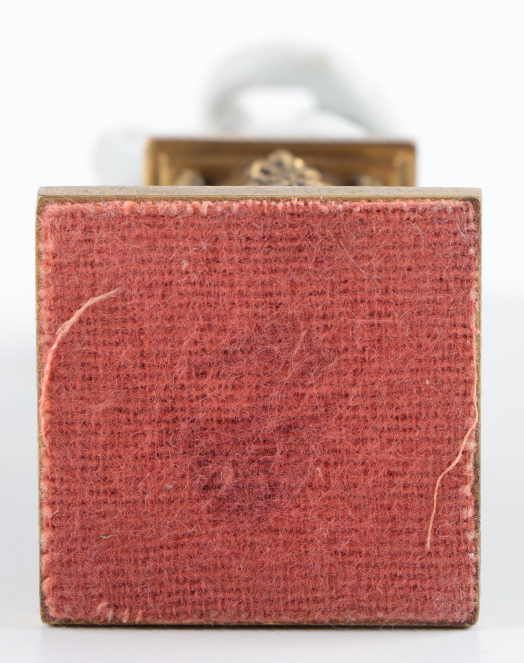 Nyphenburg Bisque Cherub Figurine Playing Pan Pipes on a Gold-Tone Metal Base