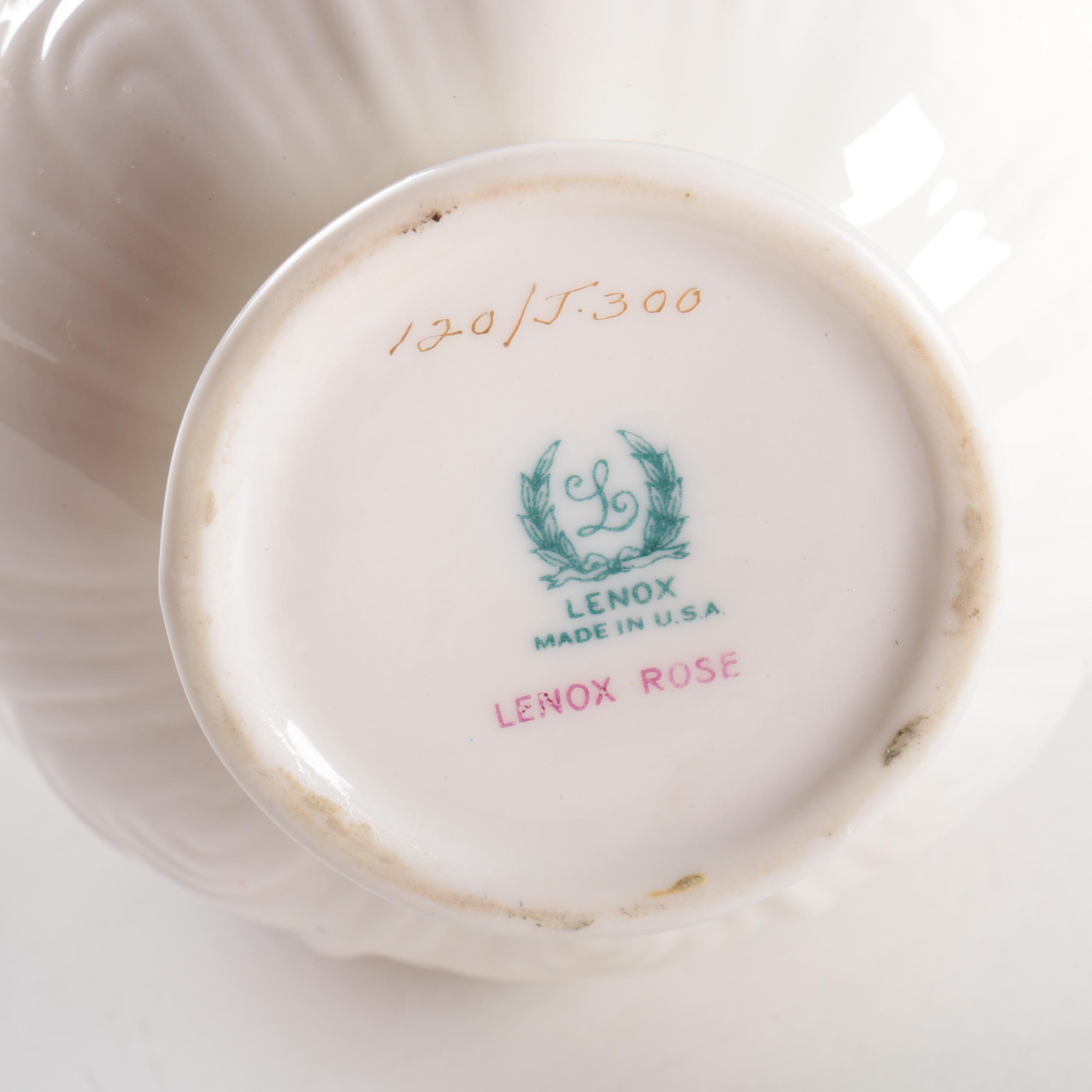 Lenox Porcelain "Lenox Rose" Vase