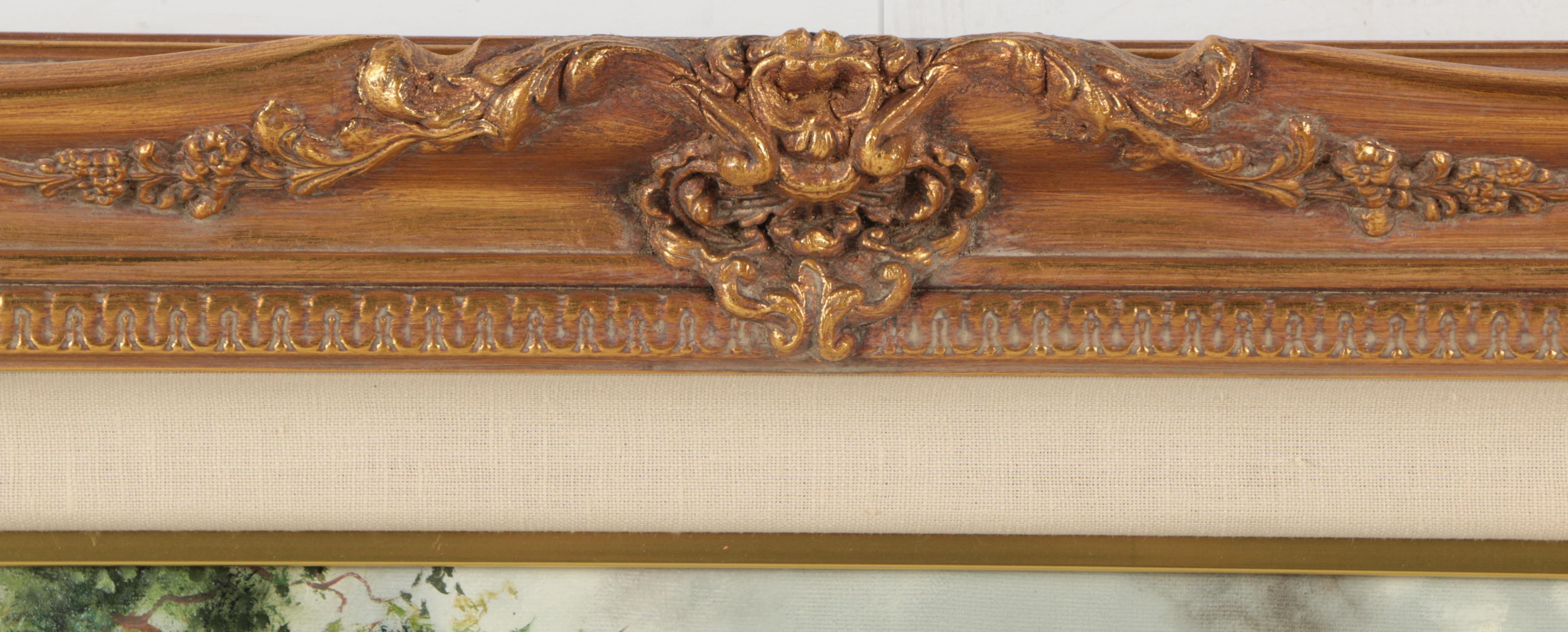 Marty Bell 1995 Oil Painting "Welford Cottage"