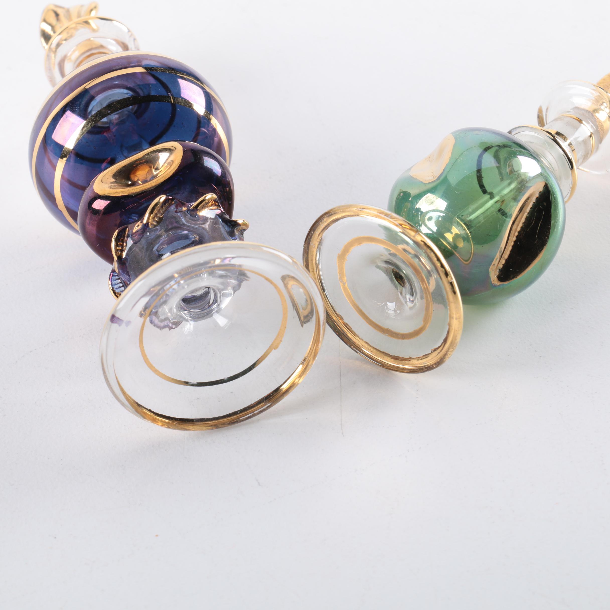 Hand Blown Art Glass Perfume Bottles