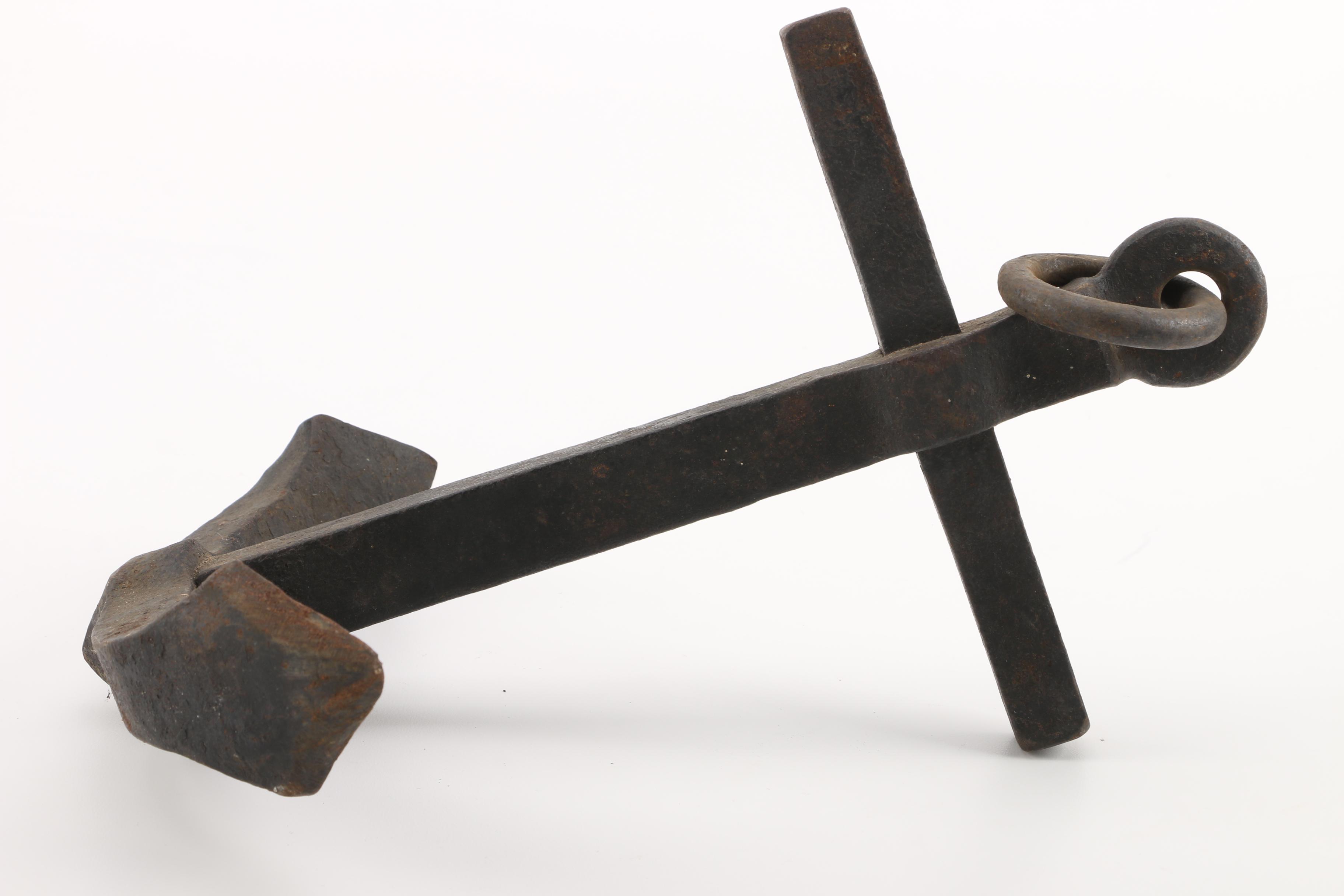 Vintage Cast Iron Boat Anchor