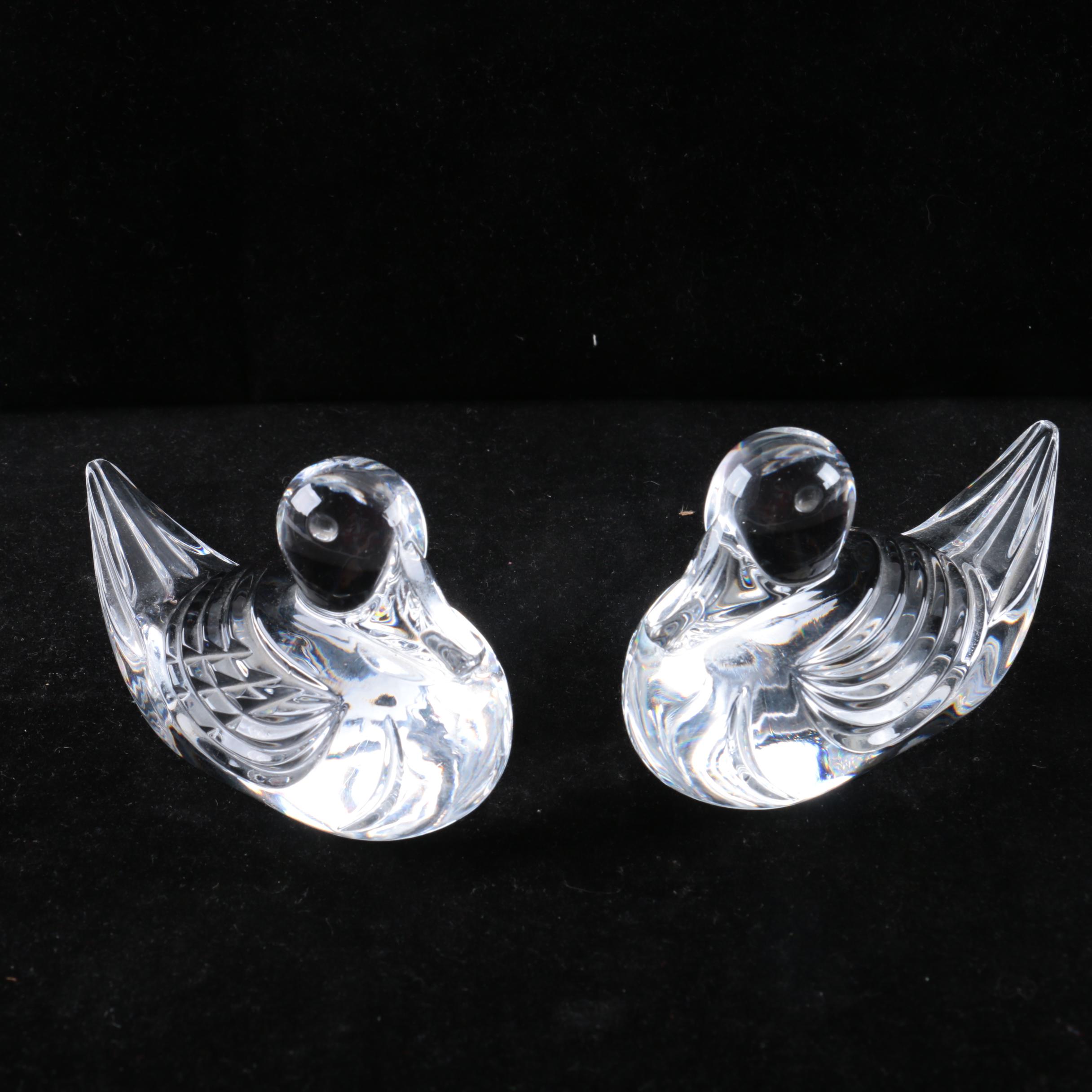Waterford Crystal Duck Figurines