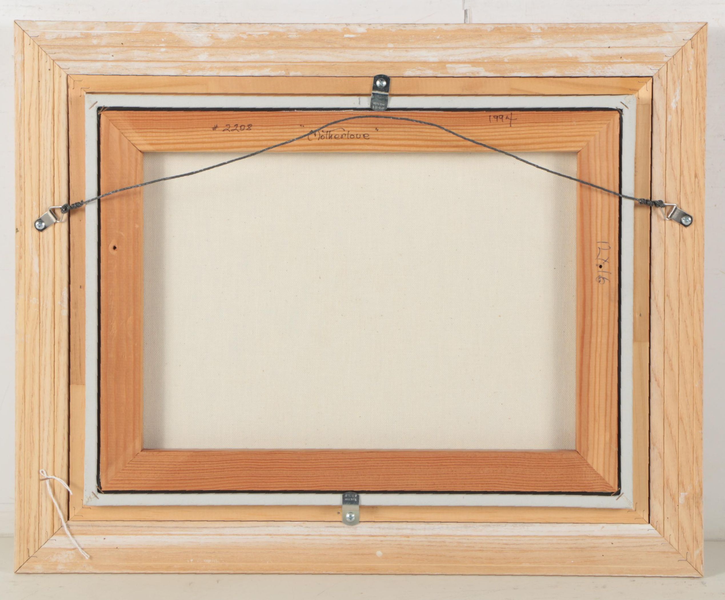 Marty Bell 1994 Oil Painting "Motherlove"