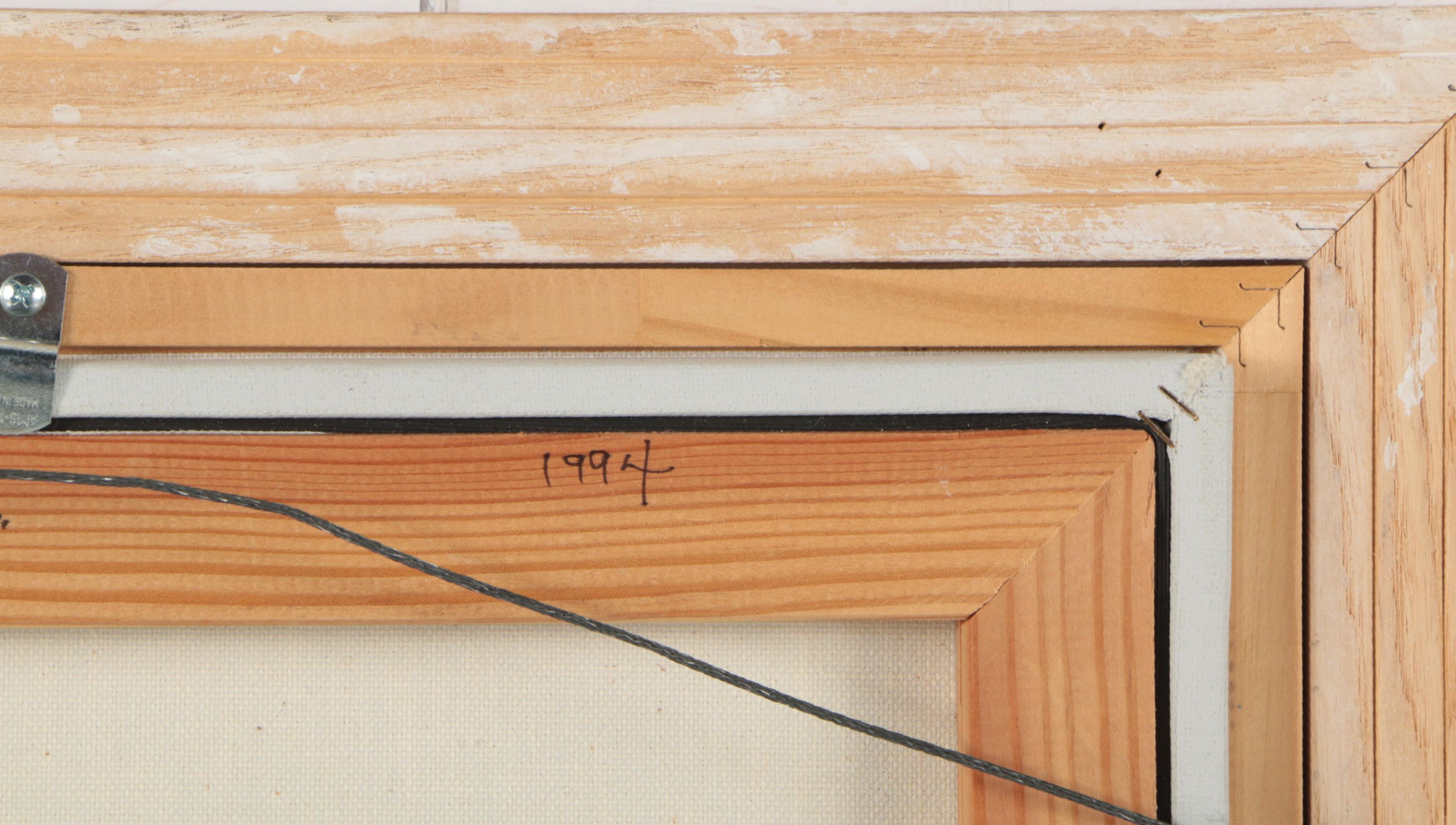 Marty Bell 1994 Oil Painting "Motherlove"