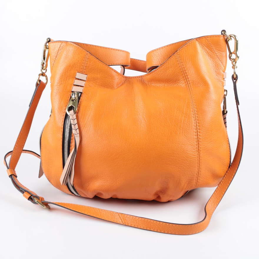 Oryany Orange Leather Handbag
