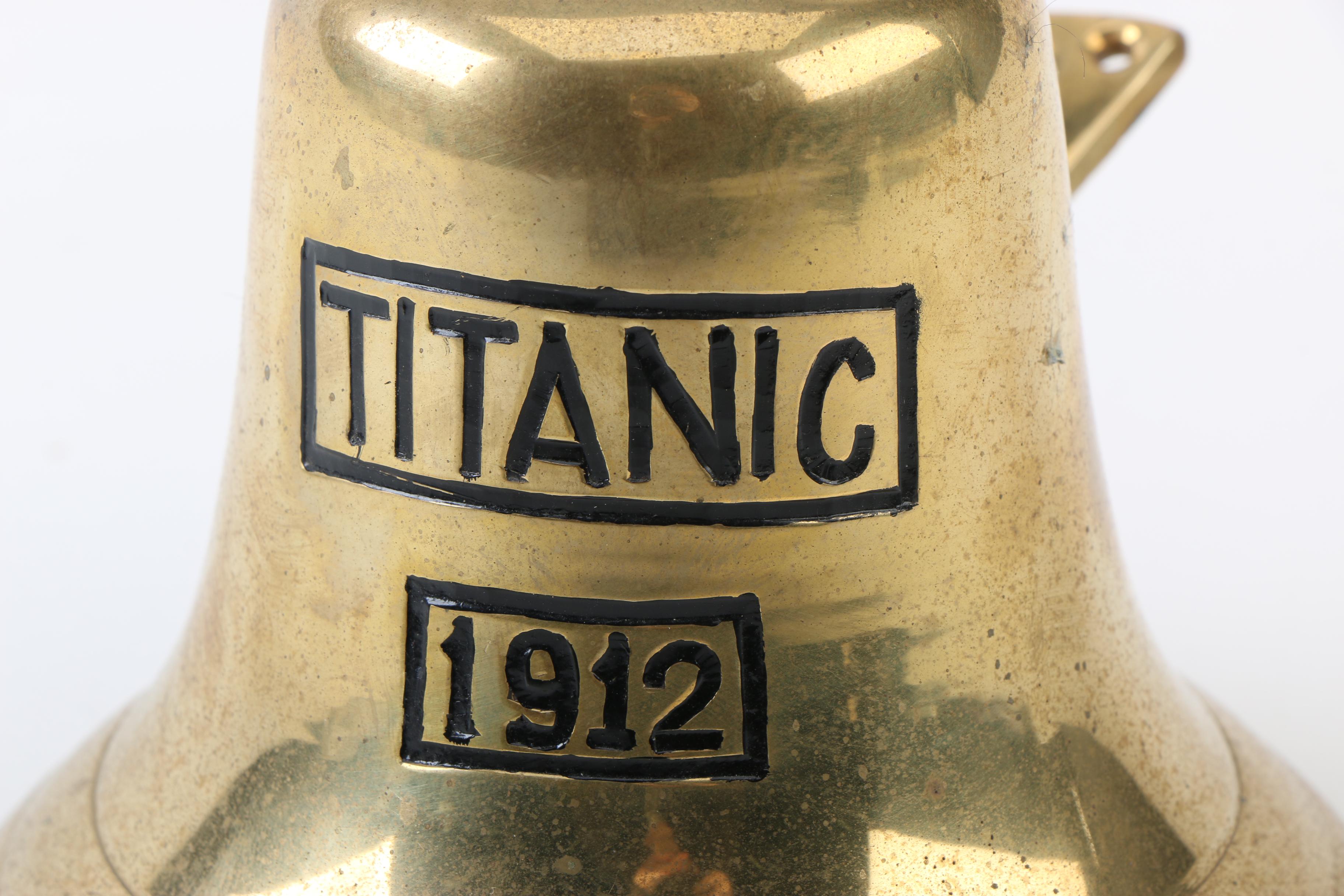 Vintage Replica "Titanic 1912" Brass Bell