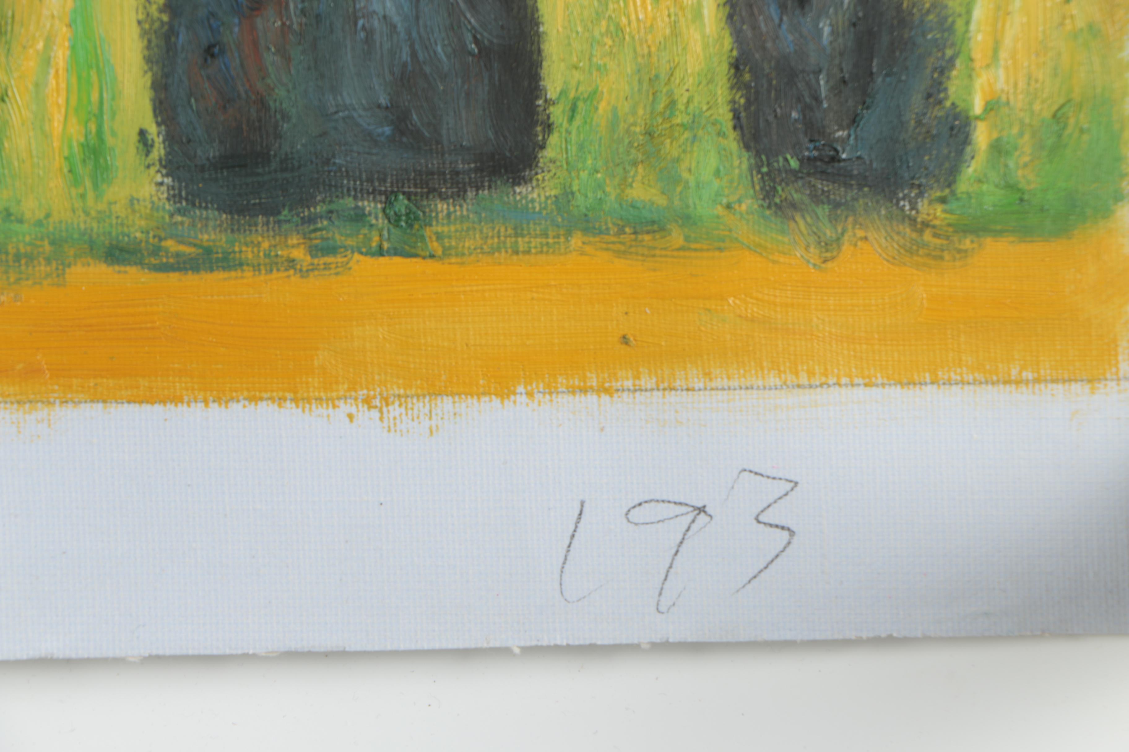 Oil Copy Painting after Gustav Klimt "Unterach am Attersee"