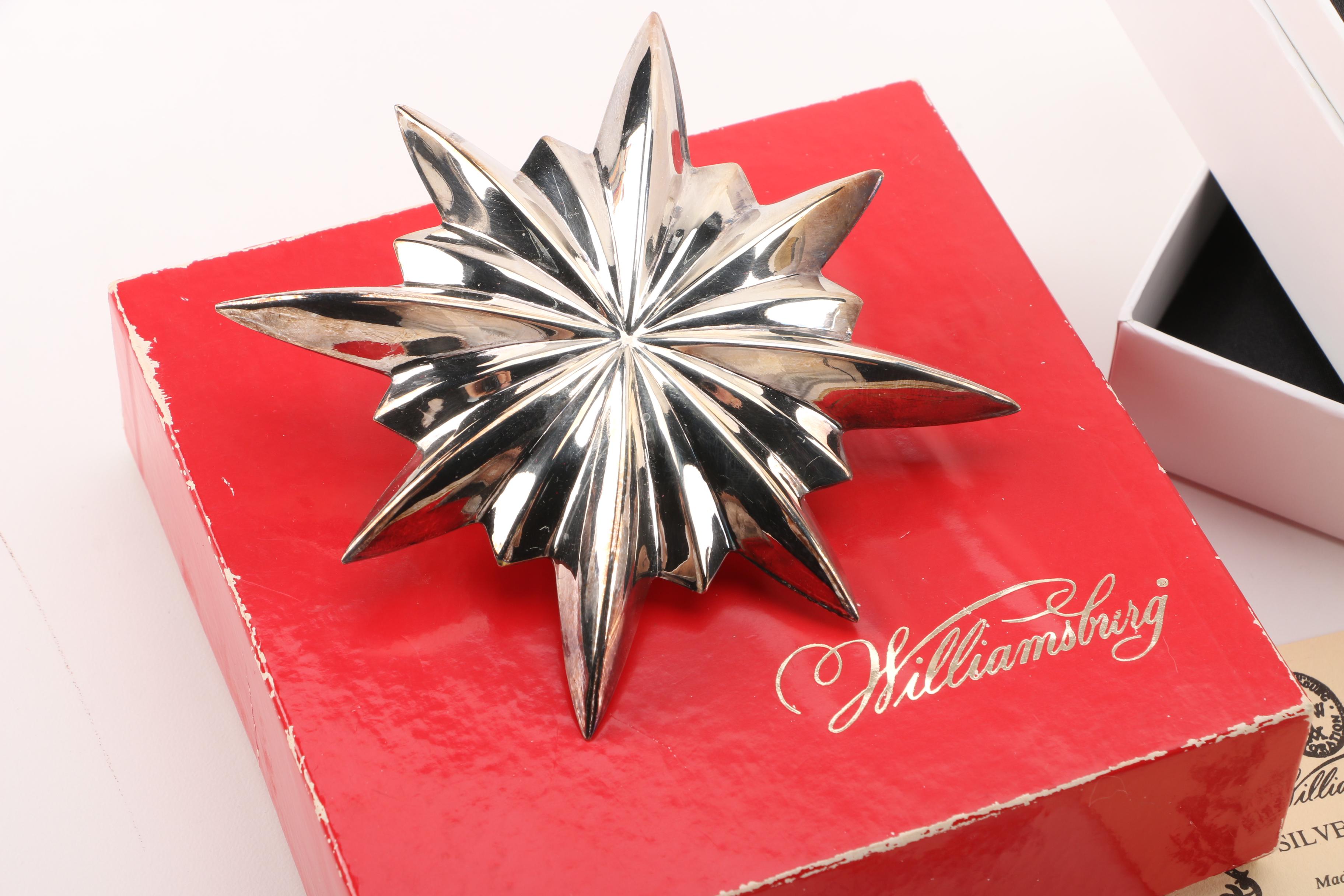 Assorted Holiday Ornaments Including Pandora and Kirk Stieff Co.