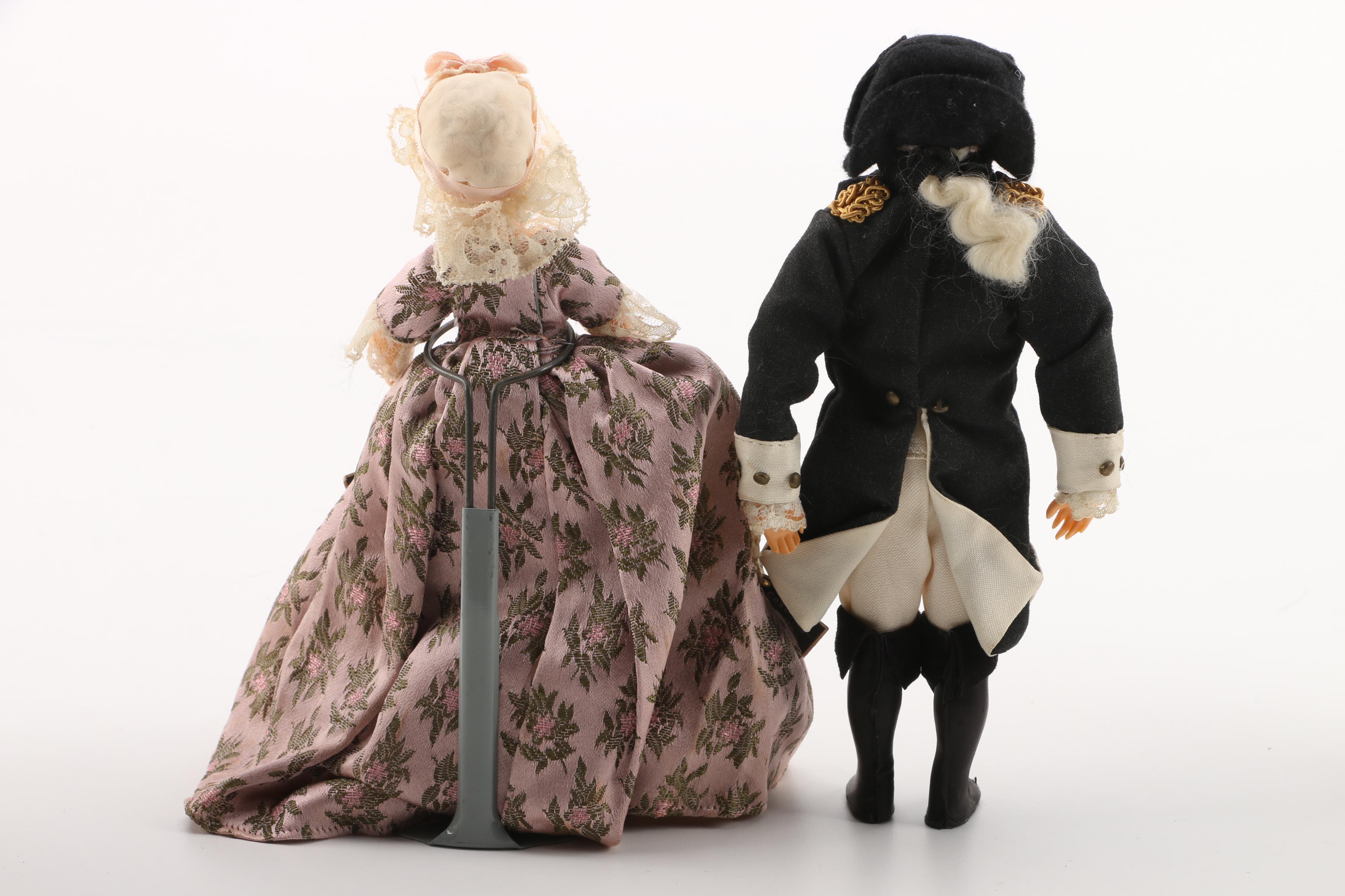 Vintage Peggy Nisbet Historical Costume Dolls Featuring "Laurel & Hardy"