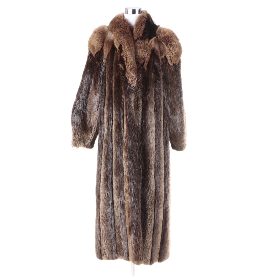 Women's Vintage Kaufmann's Fox and Beaver Fur Coat