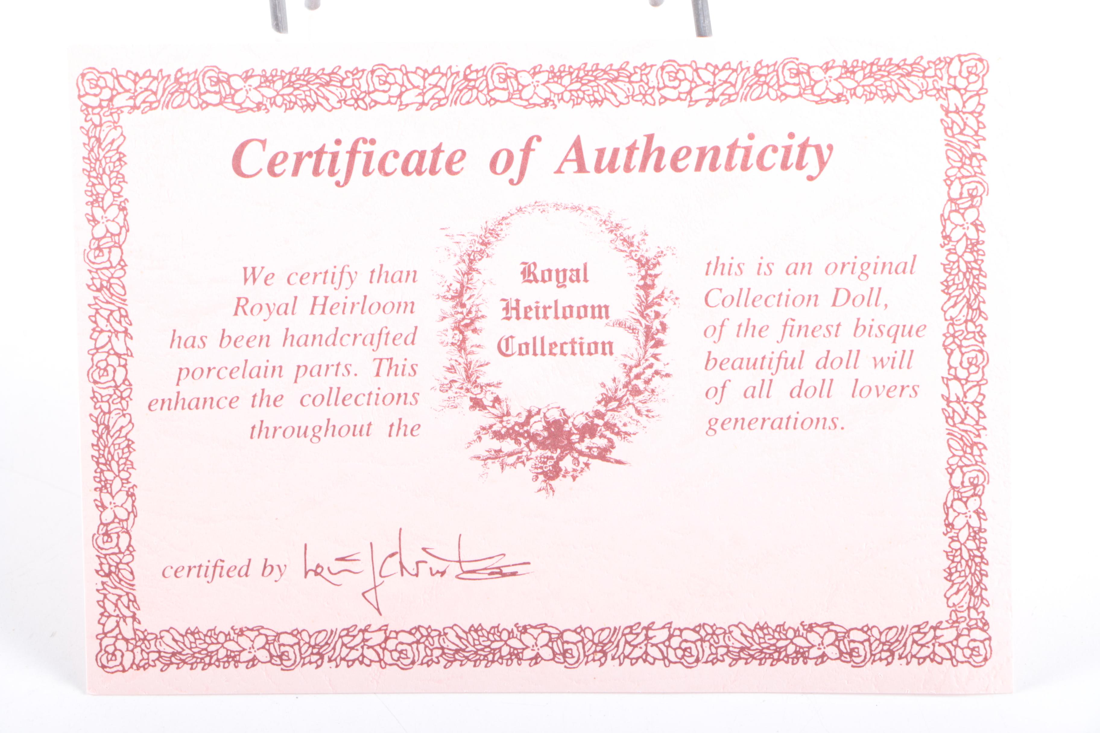 Royal Heirloom Collection Victorian Porcelain Doll