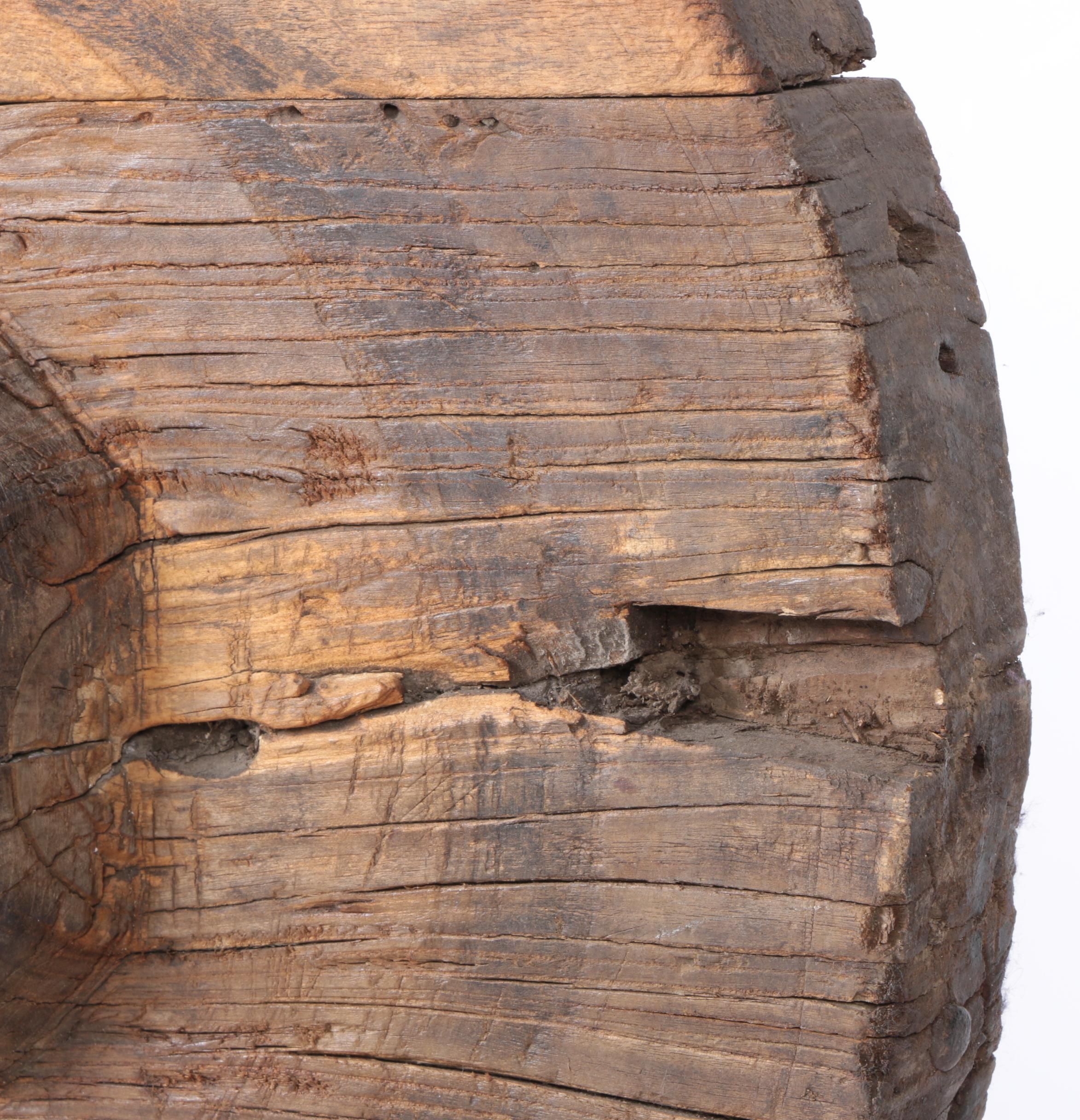 Wooden Coin Sculpture