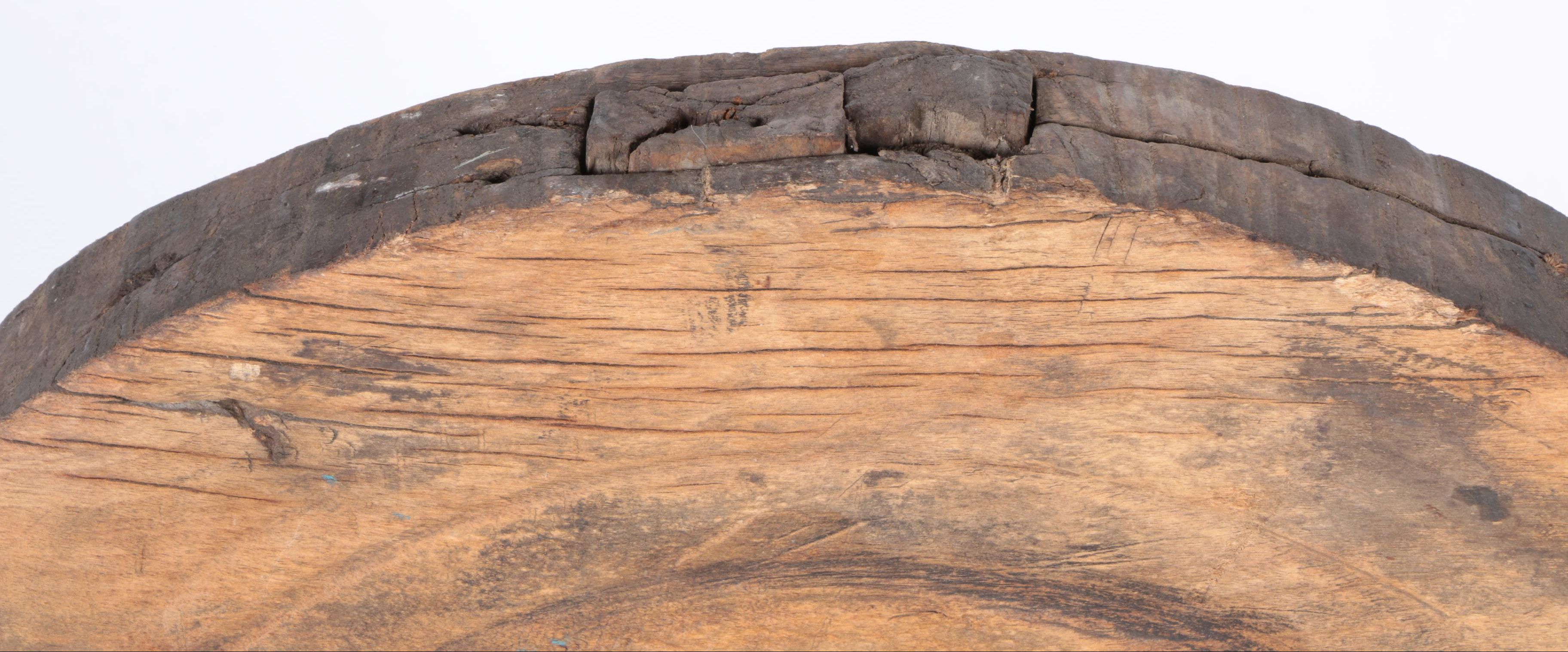 Wooden Coin Sculpture