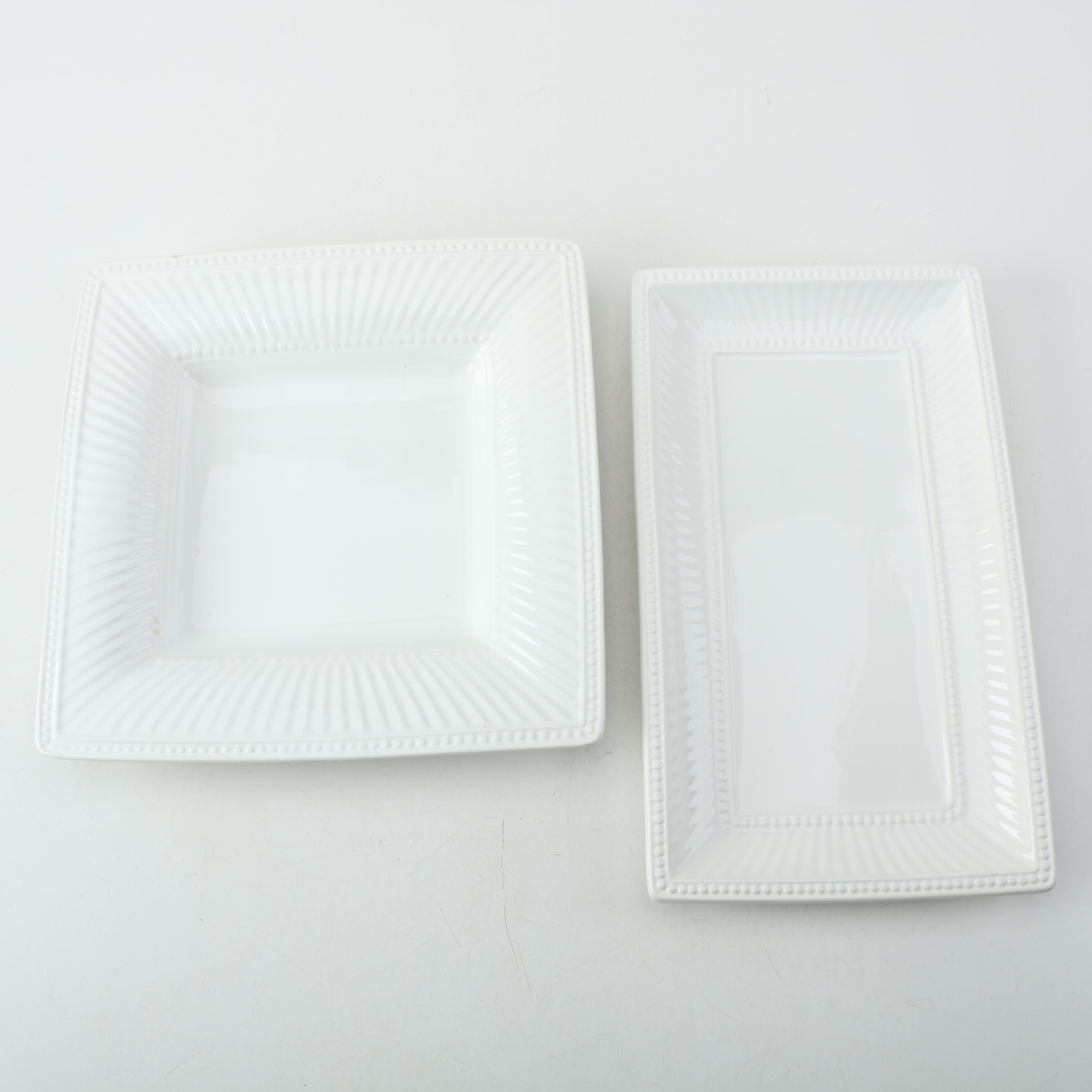 Fluted Stoneware Tableware