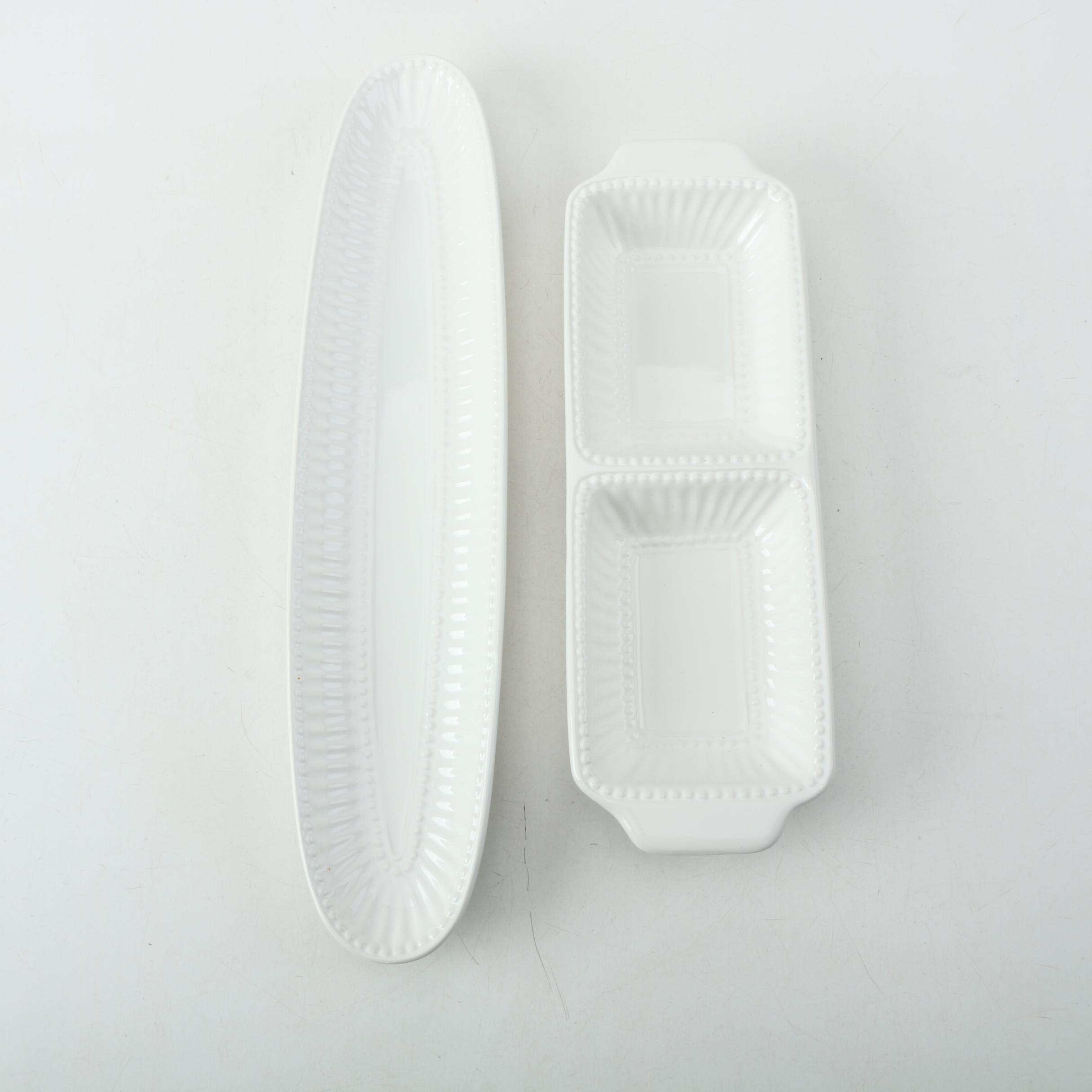 Fluted Stoneware Tableware