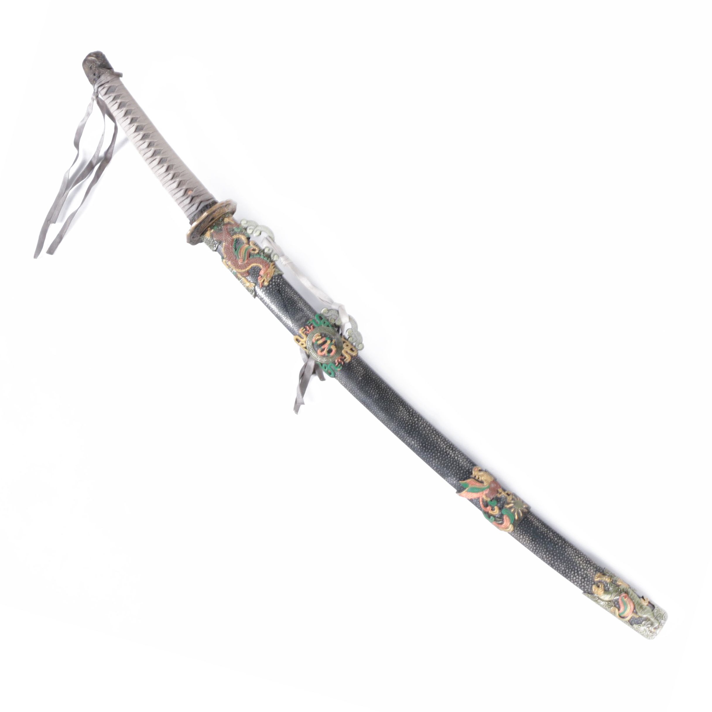 Contemporary Japanese Style Katana with Shagreen Scabbard