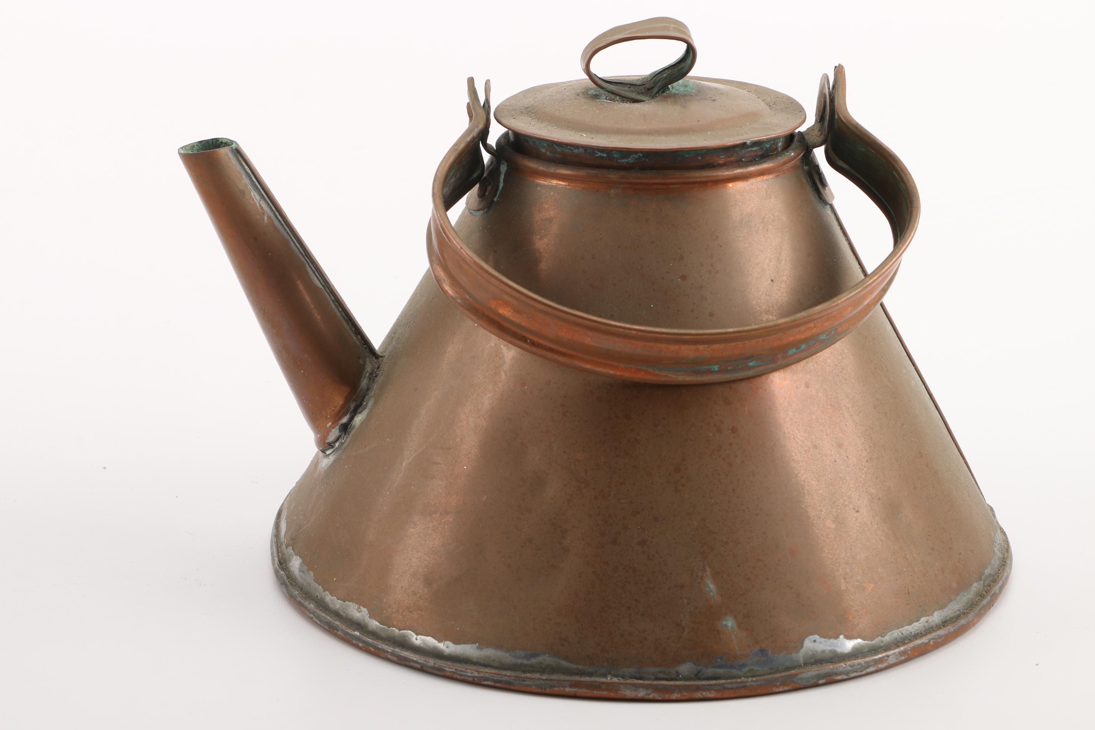 Beverage Urn, Copper Kettles, and "Blizzard" Continuous Sprayer