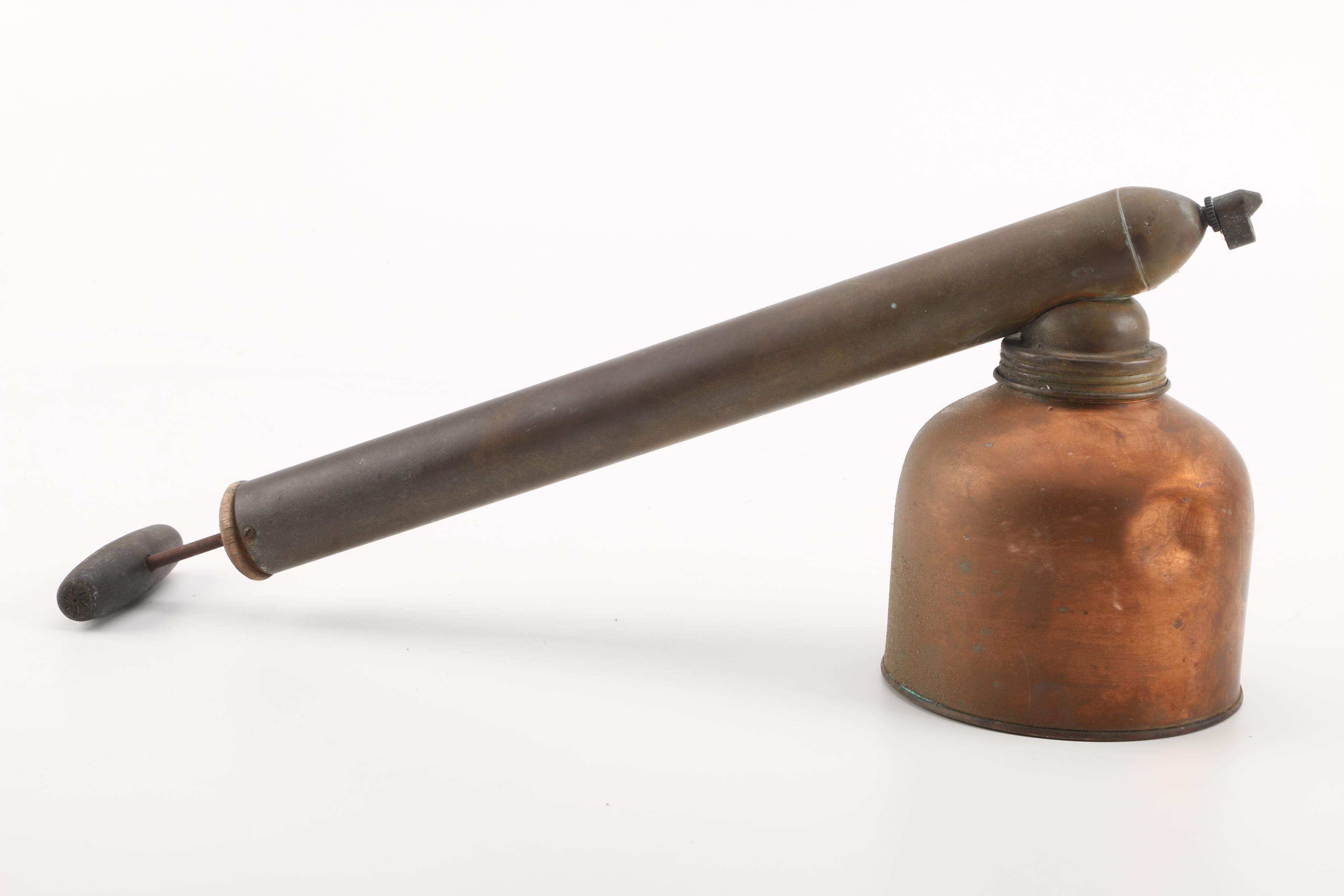 Beverage Urn, Copper Kettles, and "Blizzard" Continuous Sprayer