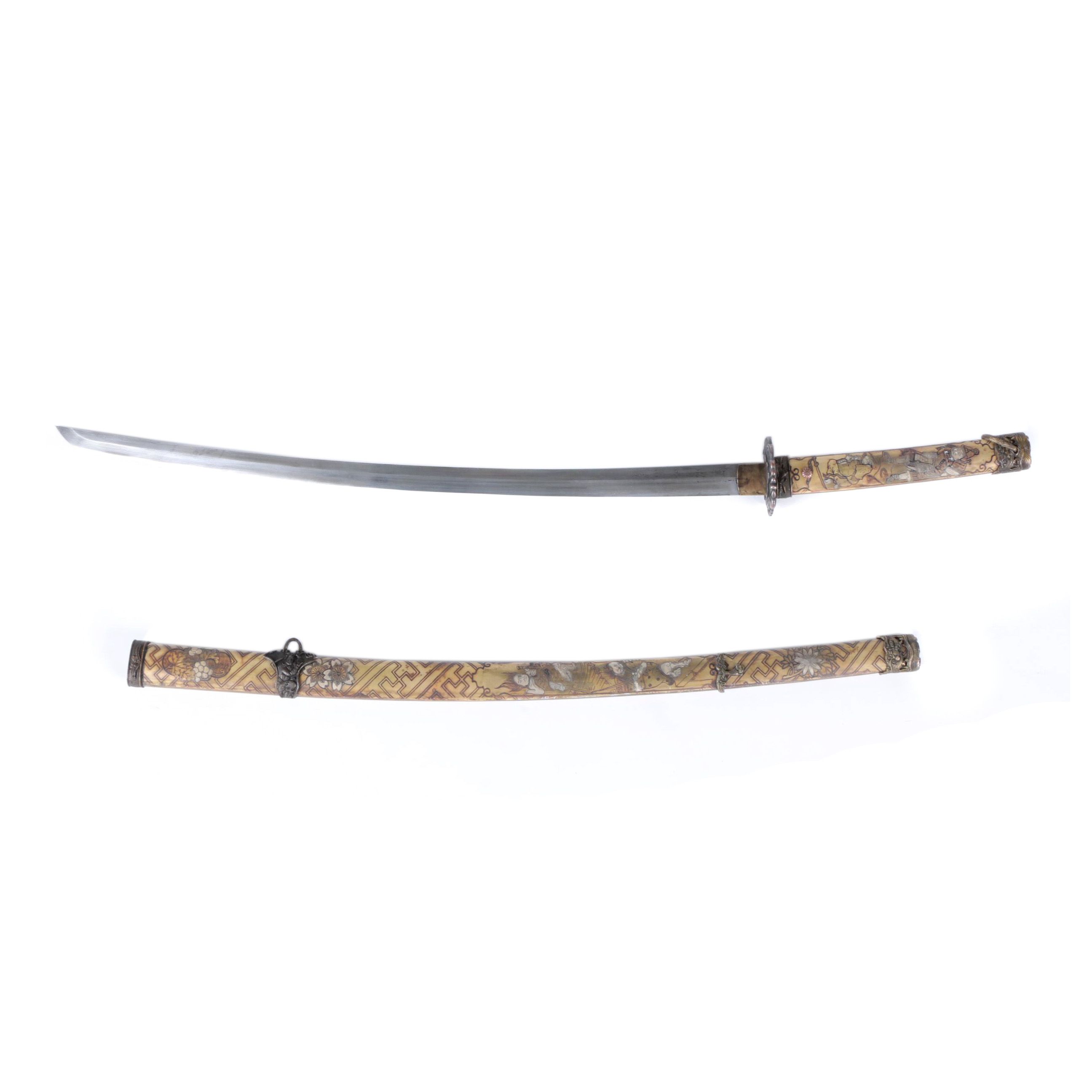 Contemporary Japanese Style Katana with Scabbard
