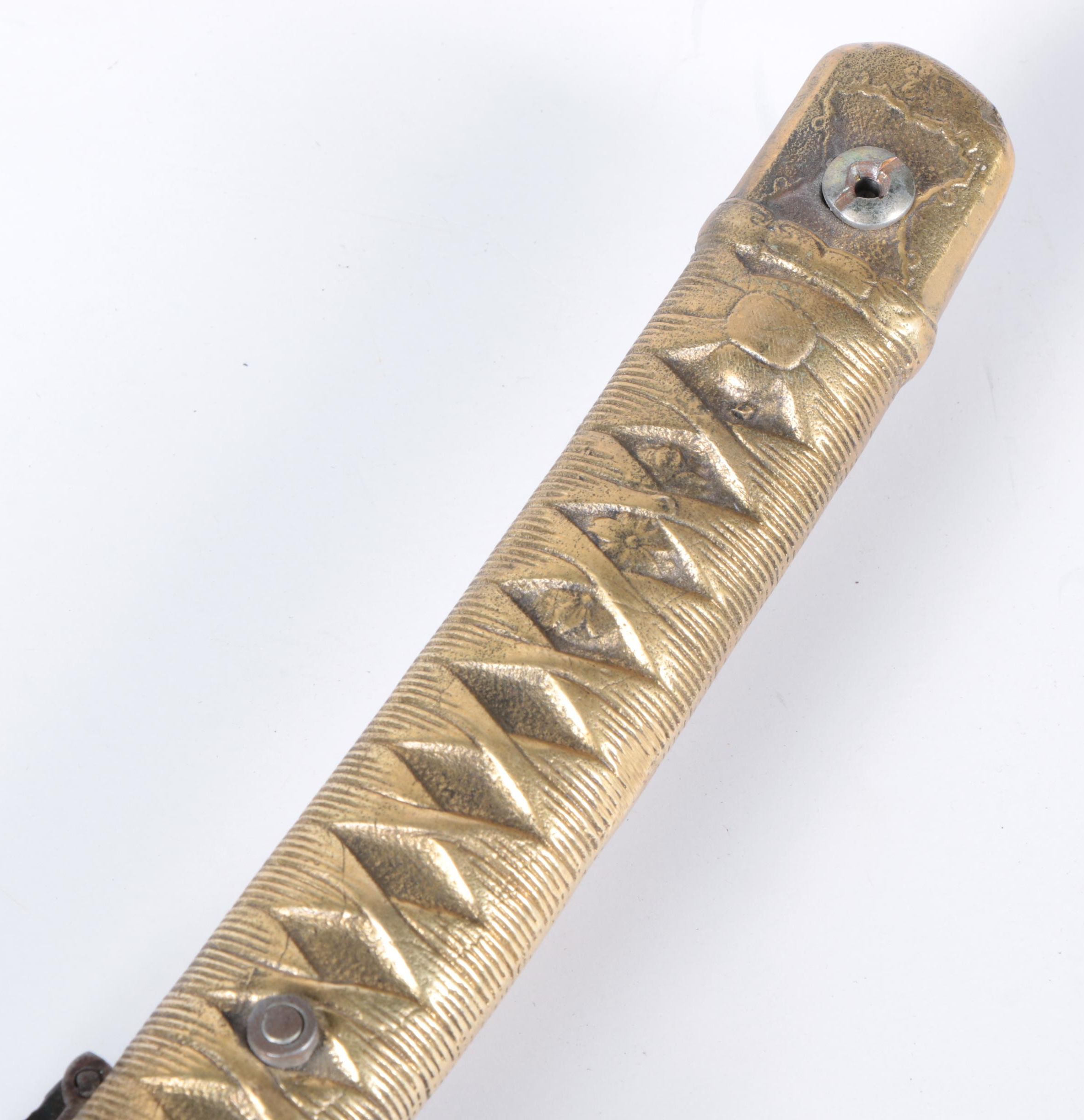 World War II Japanese Shin-Guntō NCO Sword with Metal Scabbard