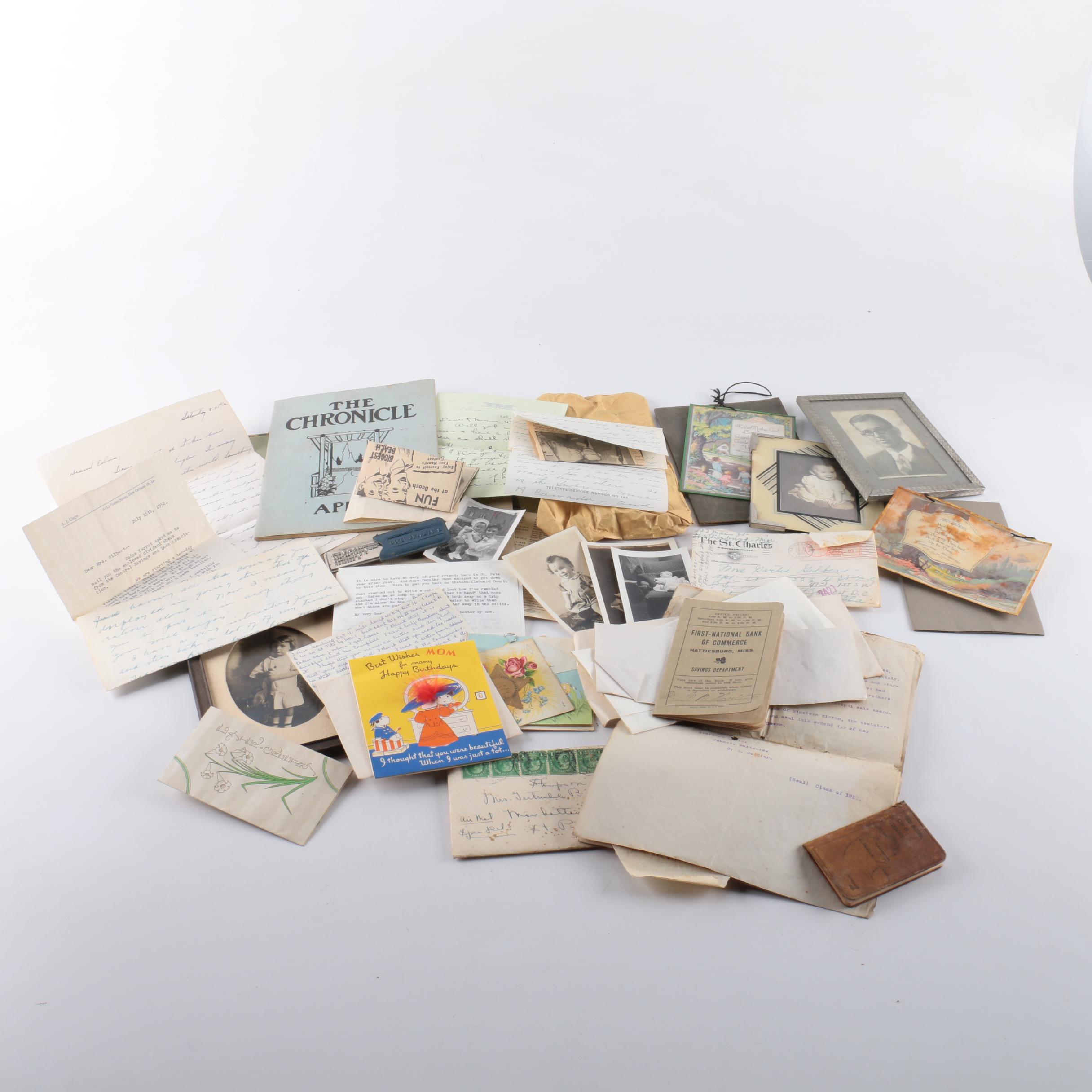 Vintage Photos, Letters and Notes