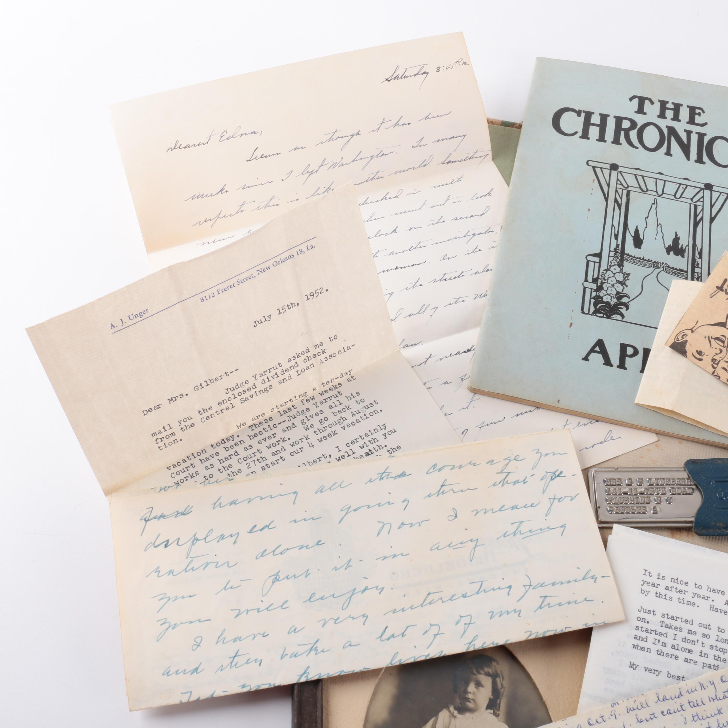 Vintage Photos, Letters and Notes