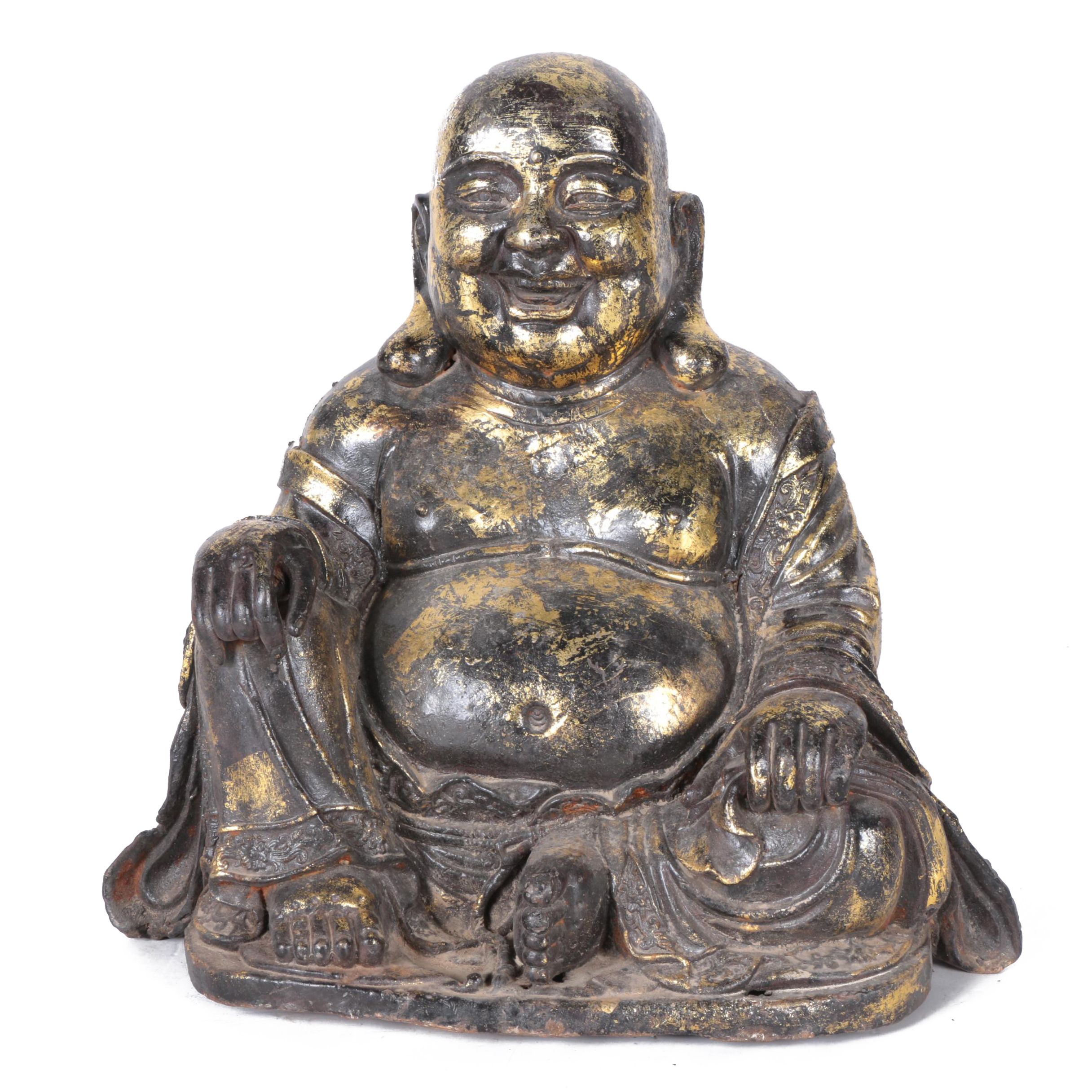 Metal Budai Sculpture