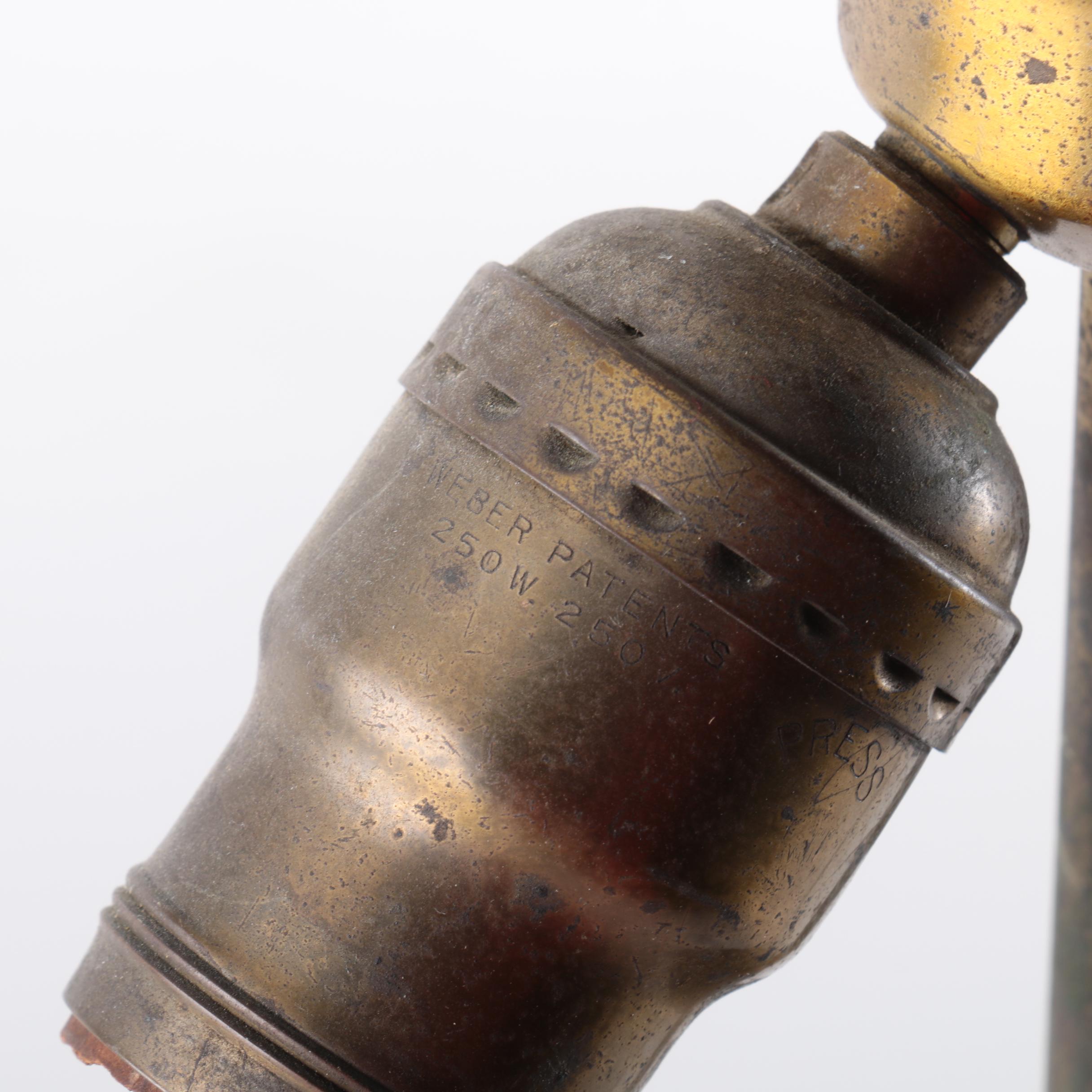 Vintage Chinese Inspired Ceramic Urn Table Lamp