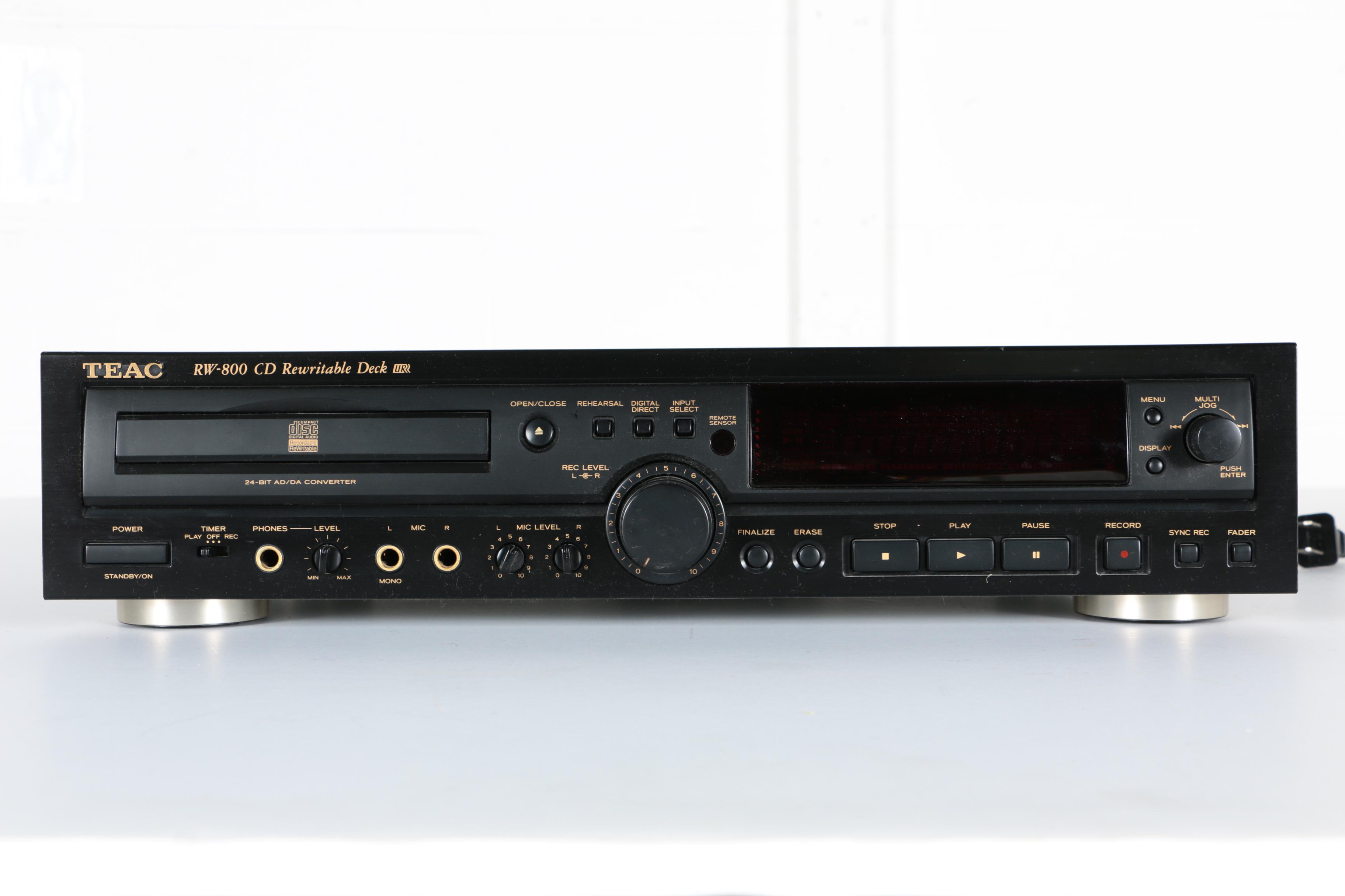 TEAC RW-800 CD Recorder, MB Quart Domain 30 and PSB Image 1B Speakers